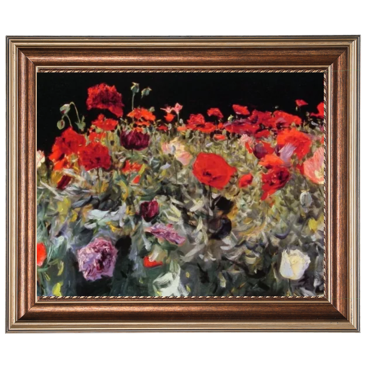 Poppies- Metal Flower Wall Art For Living Room