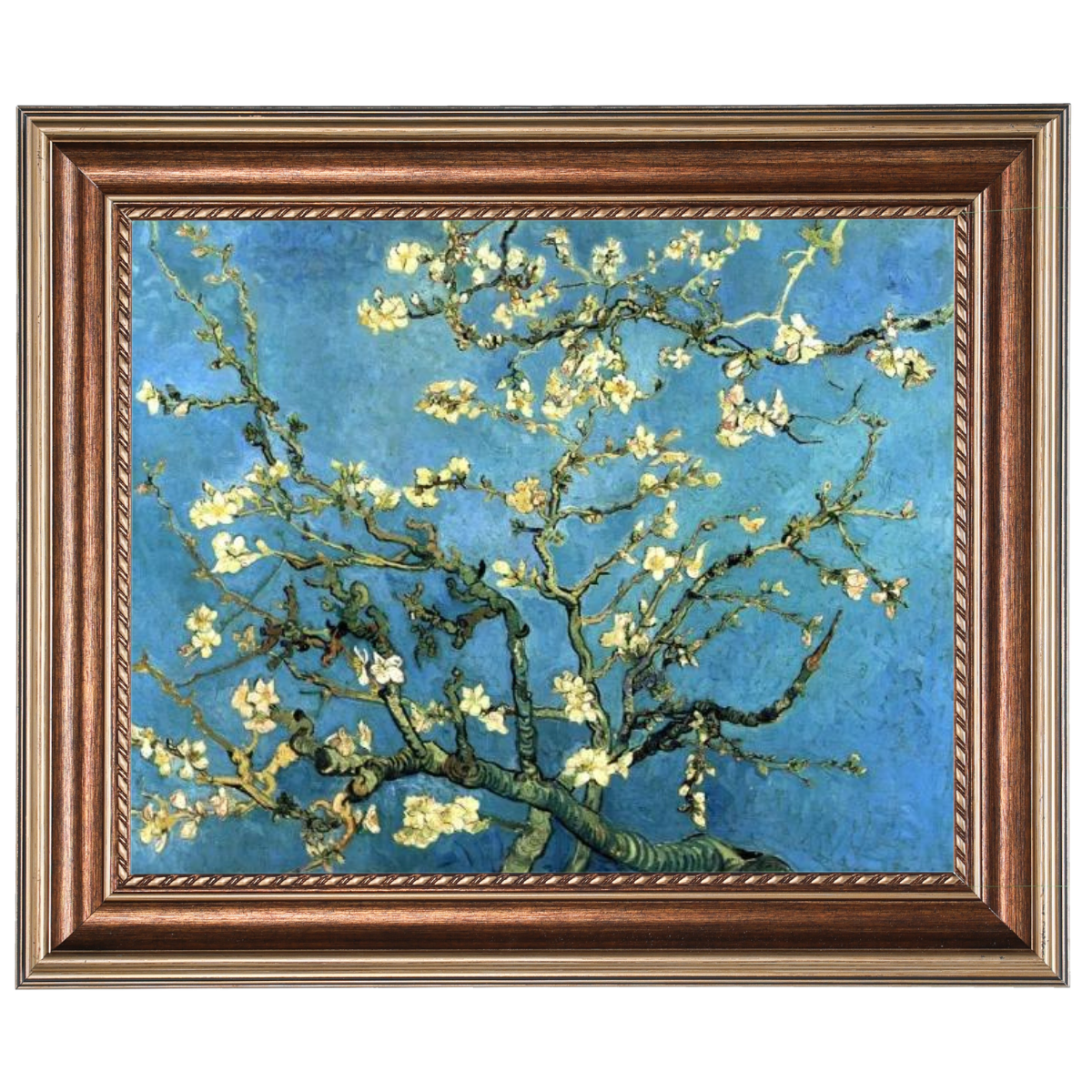 Branches with Almond Blossom - Vintage Wall Art Prints Decor For Living Room