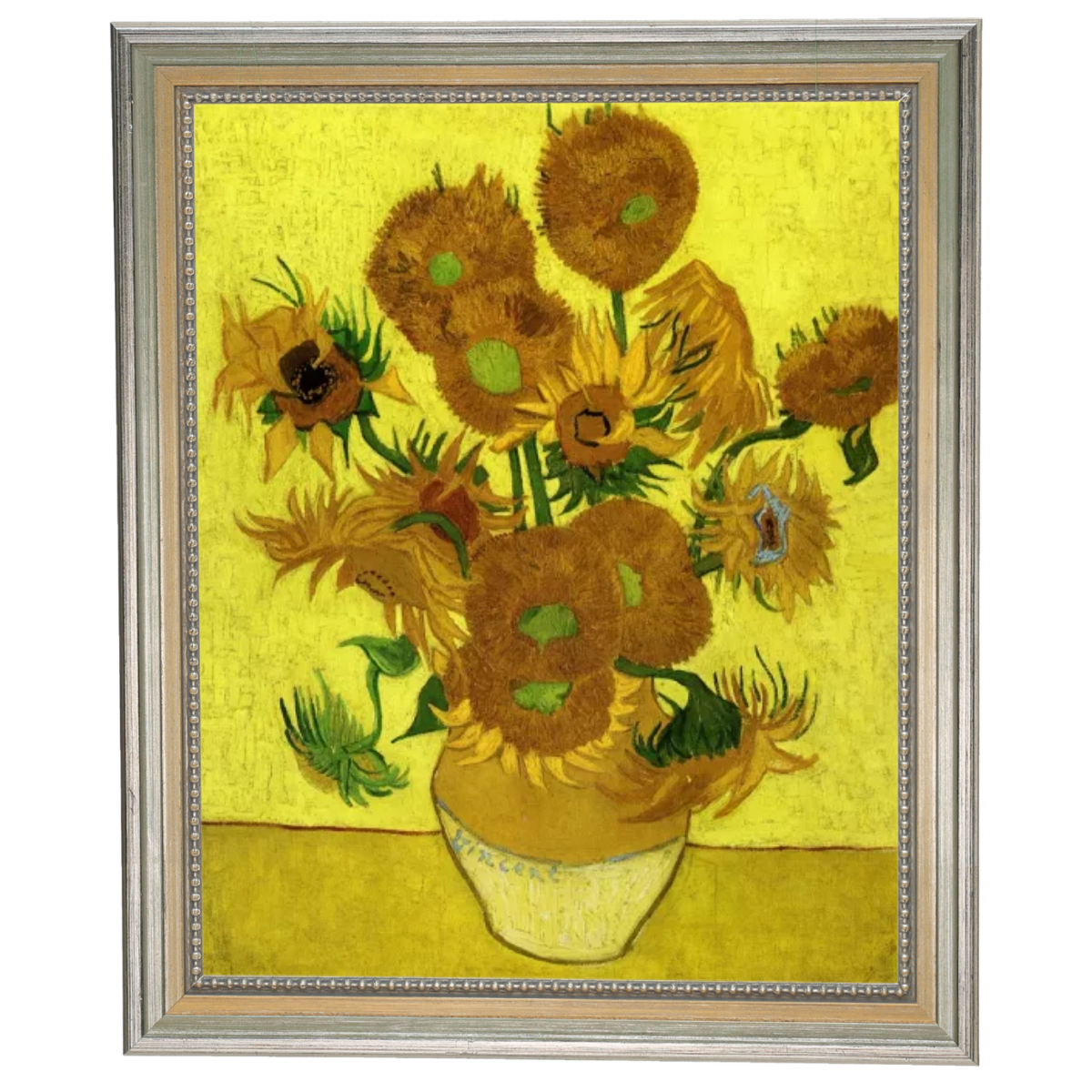 Still Life with Sun Flowers- Metal Art Wall Prints Decor For Living Room