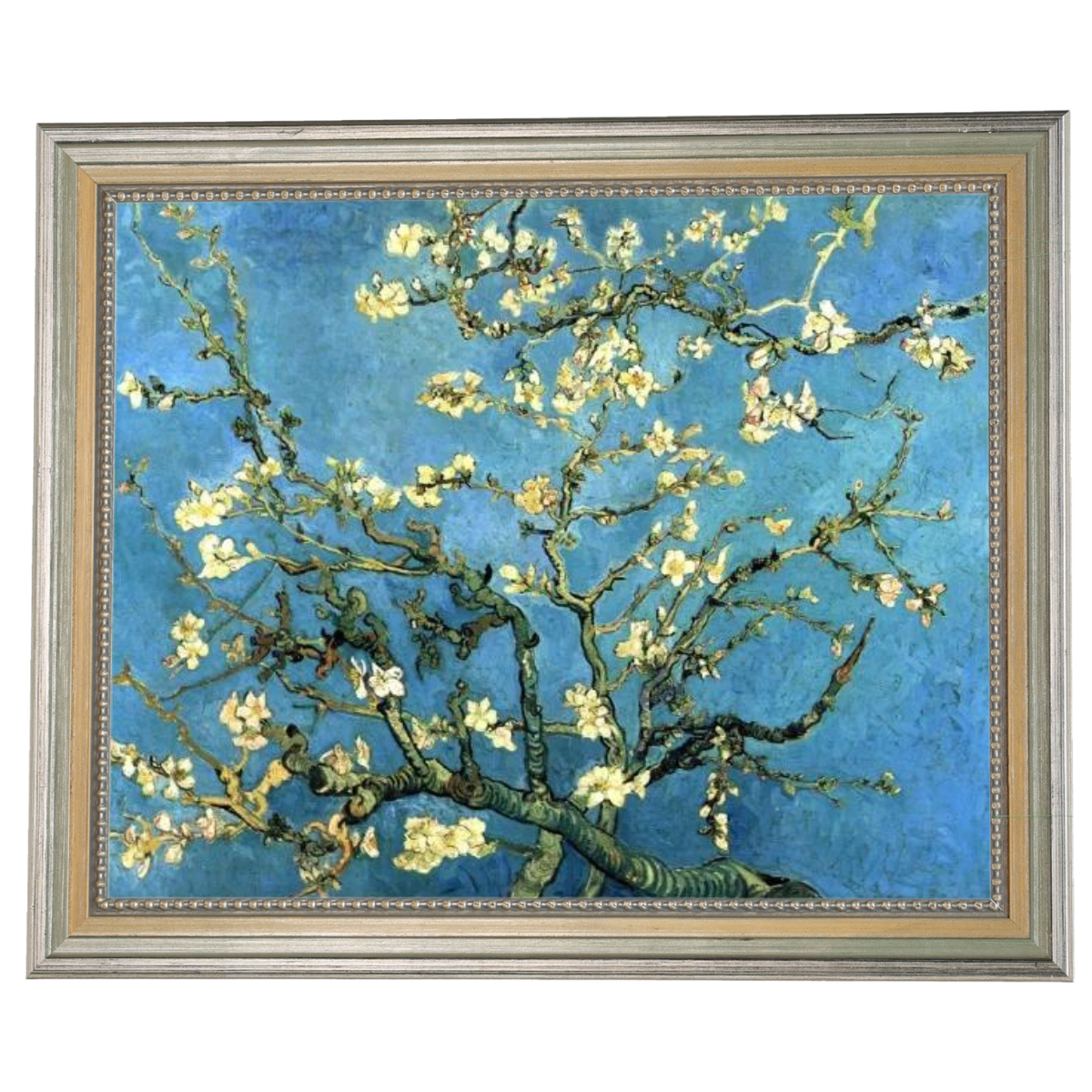 Branches with Almond Blossom - Vintage Wall Art Prints Decor For Living Room
