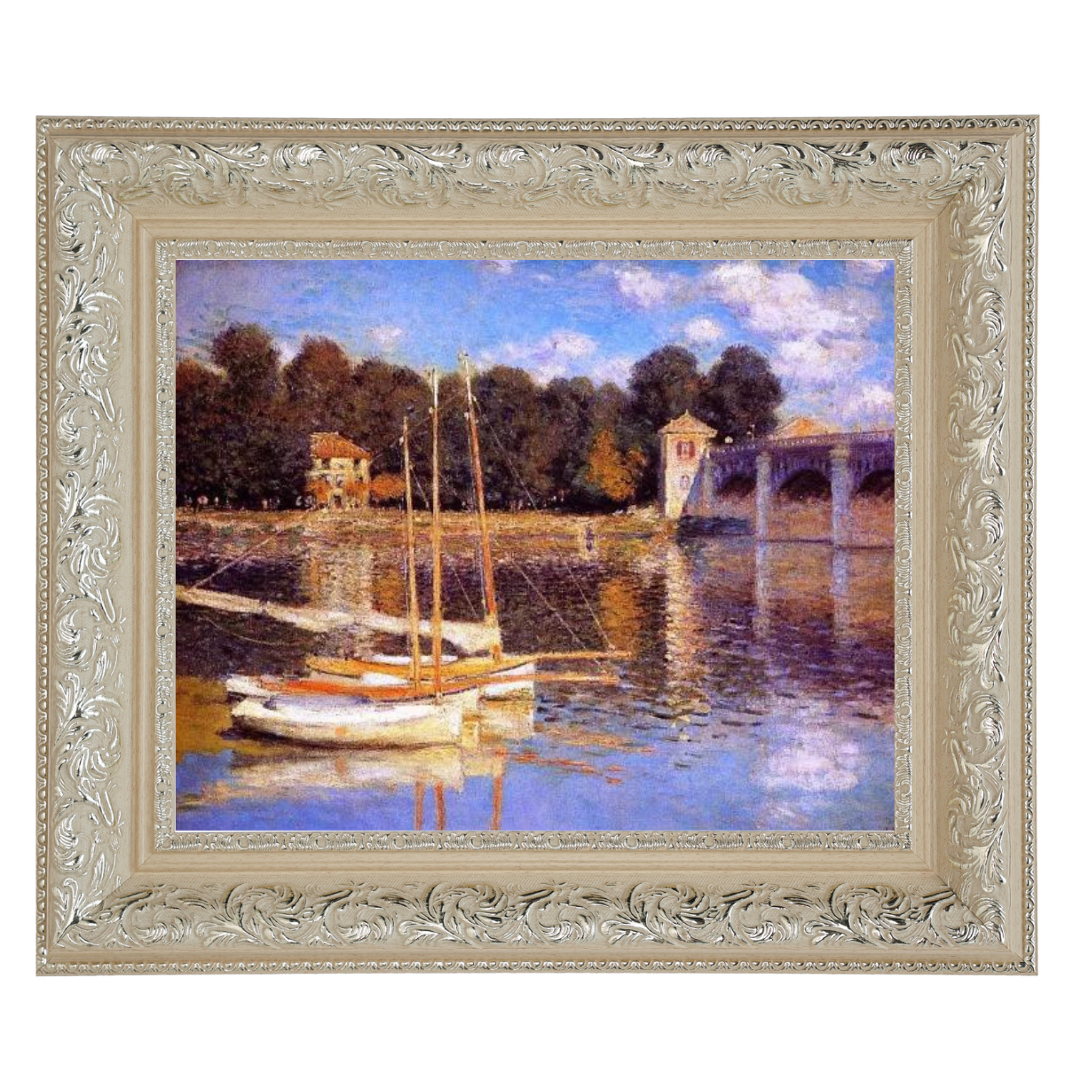 The Bridge at Argenteuil - Vintage Wall Art Prints Decor For Living Room