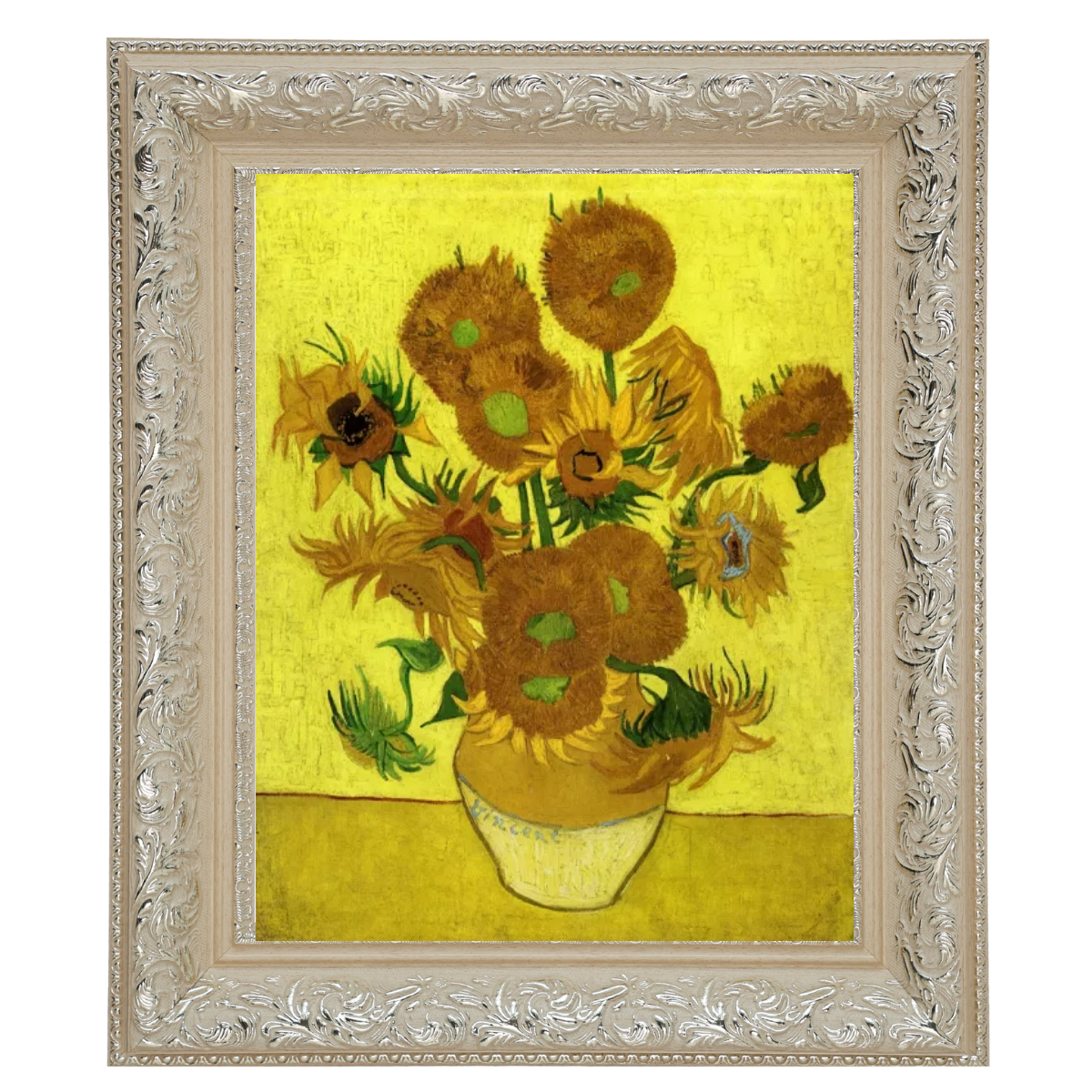 Still Life with Sun Flowers- Metal Art Wall Prints Decor For Living Room
