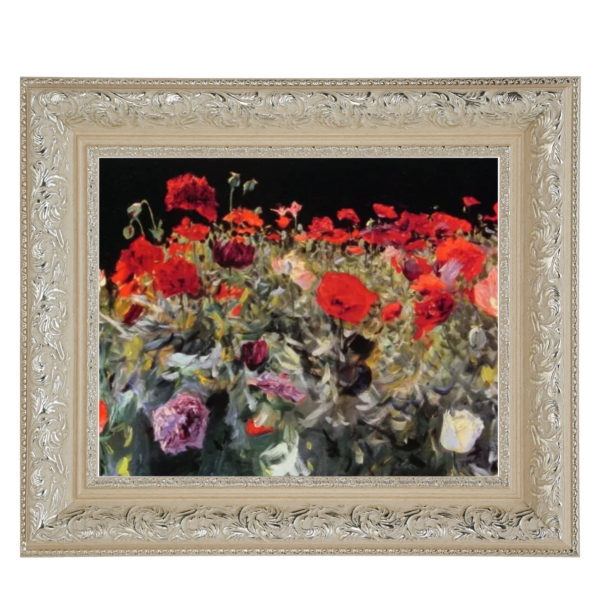 Poppies- Metal Flower Wall Art For Living Room