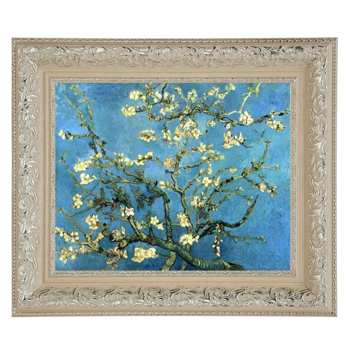 Branches with Almond Blossom - Vintage Wall Art Prints Decor For Living Room