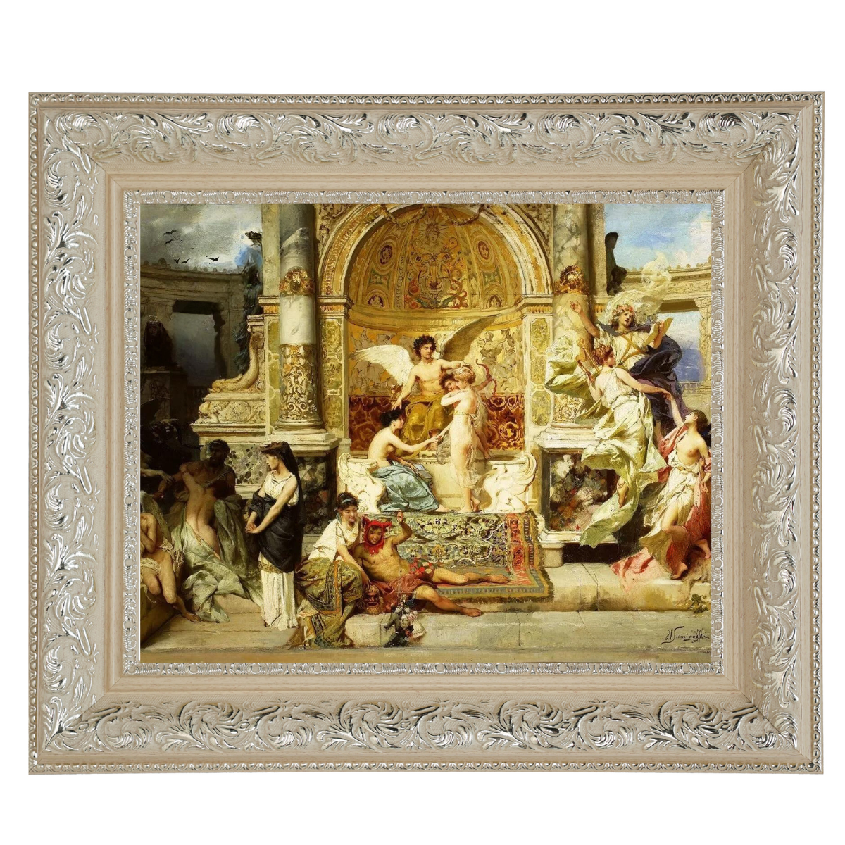 Kurtyna - Vintage Wall Art Prints Decor For Bedroom
