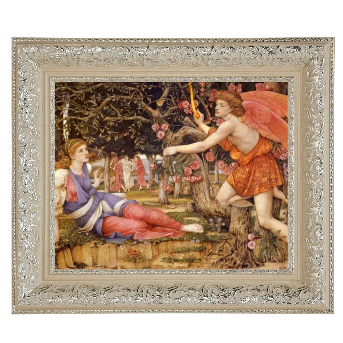 Love And The Maiden - Vintage Wall Art Prints Decor For Living Room