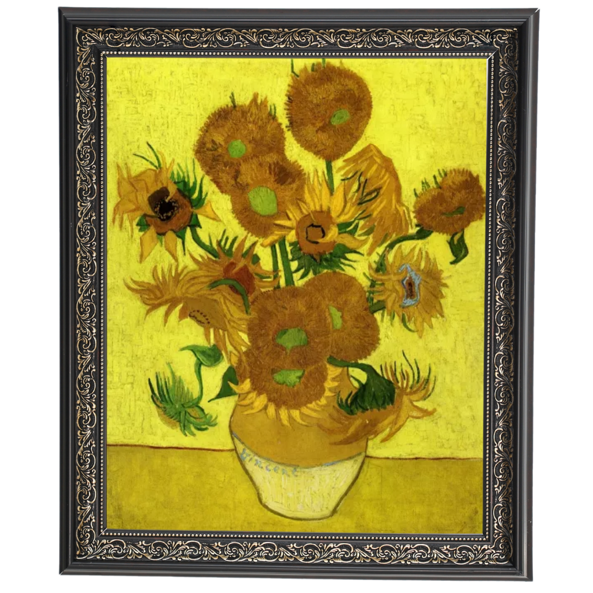 Still Life with Sun Flowers- Metal Art Wall Prints Decor For Living Room