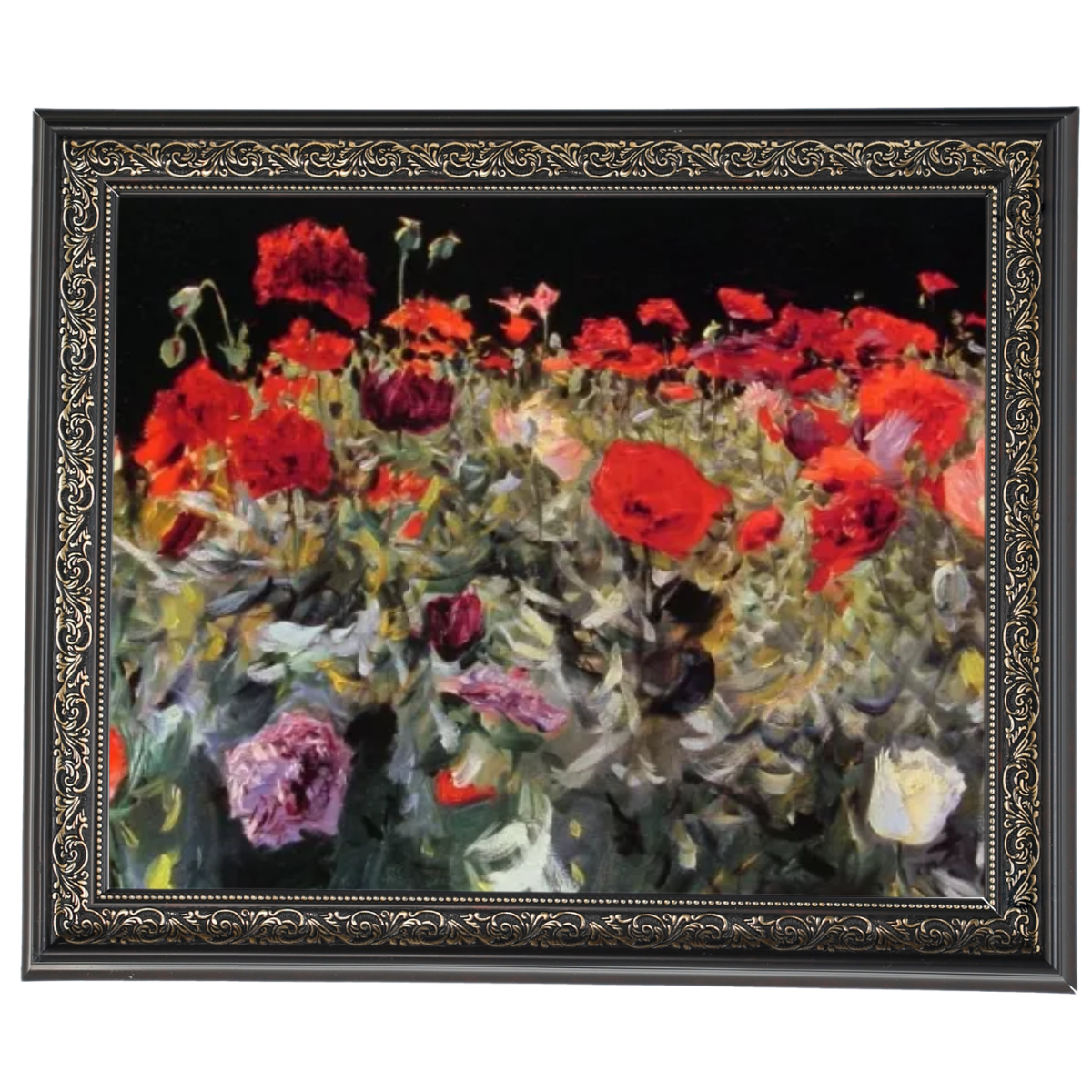Poppies- Metal Flower Wall Art For Living Room