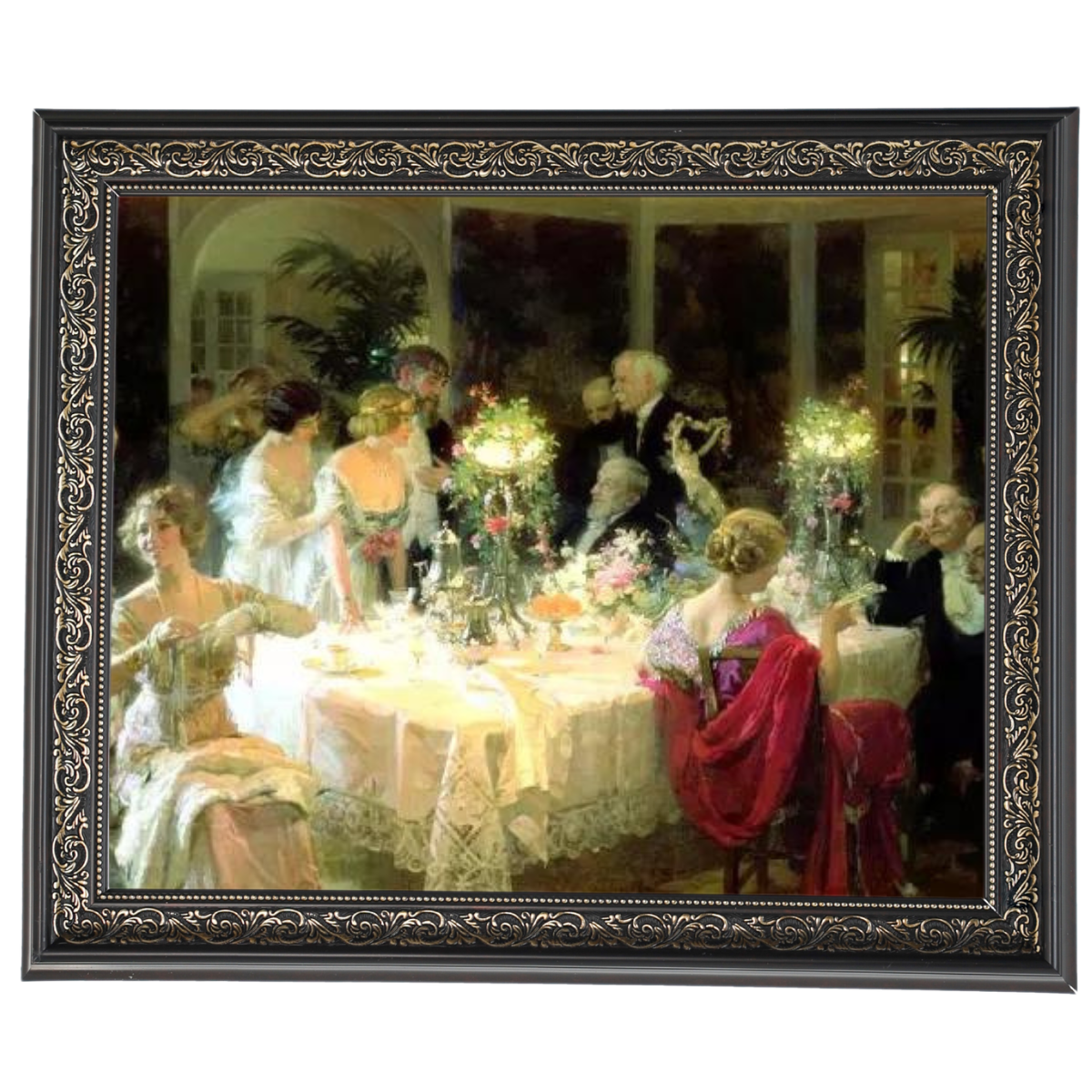 The End of Dinner - Vintage Wall Art Prints Decor For Dining Room