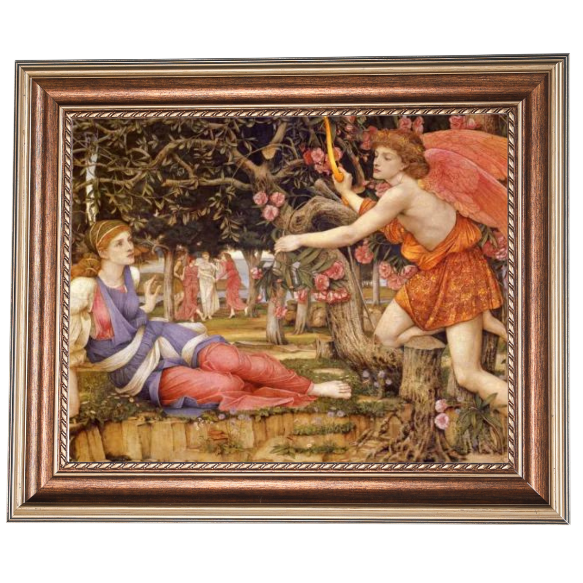 Love And The Maiden - Vintage Wall Art Prints Decor For Living Room