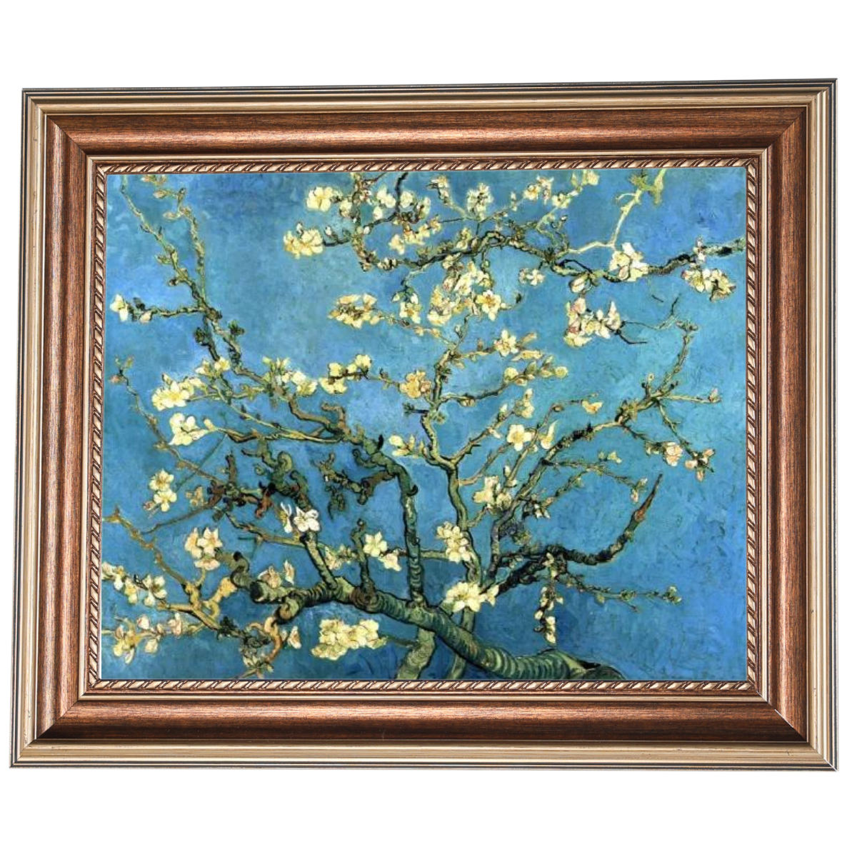 Branches with Almond Blossom - Vintage Wall Art Prints Decor For Living Room
