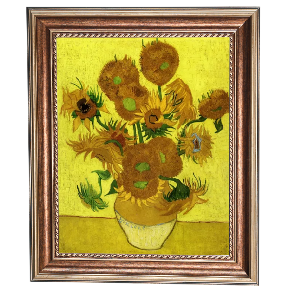 Still Life with Sun Flowers- Metal Art Wall Prints Decor For Living Room