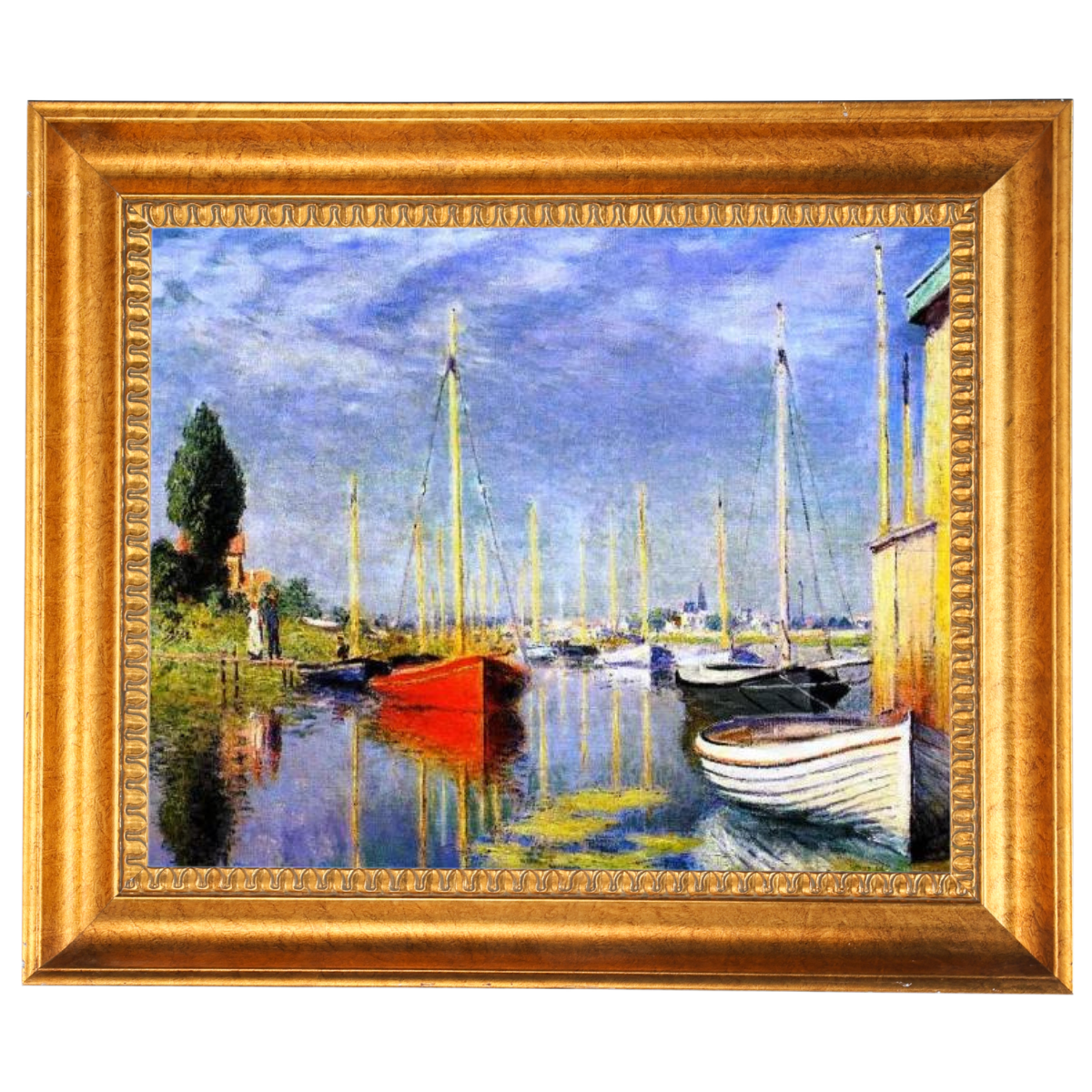 Yachts at Argenteuil - Vintage Wall Art Prints Decor For Living Room