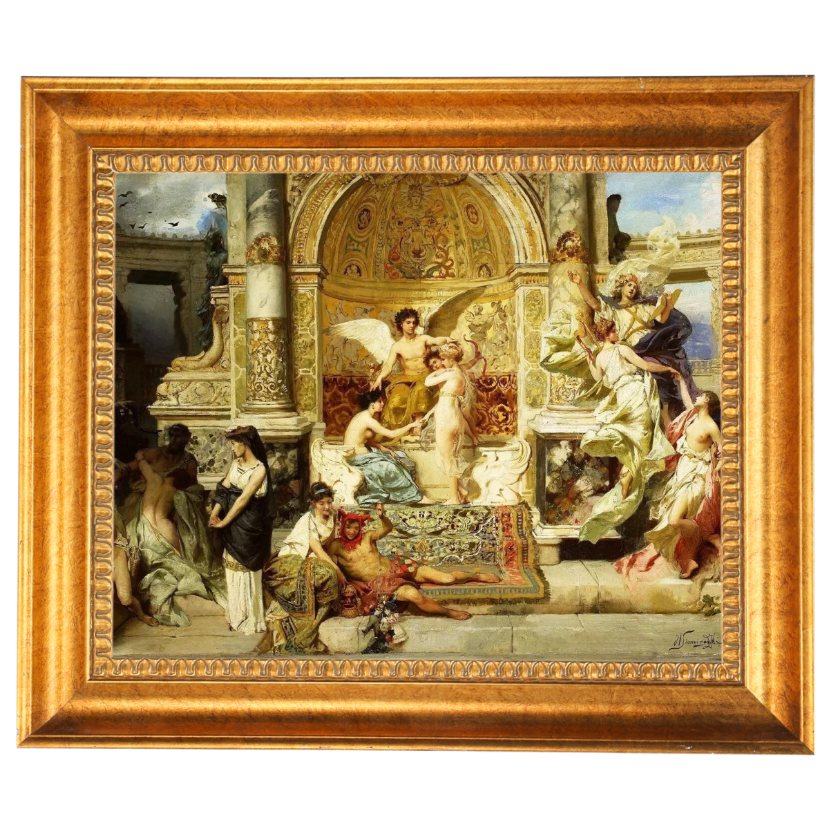 Kurtyna - Vintage Wall Art Prints Decor For Bedroom
