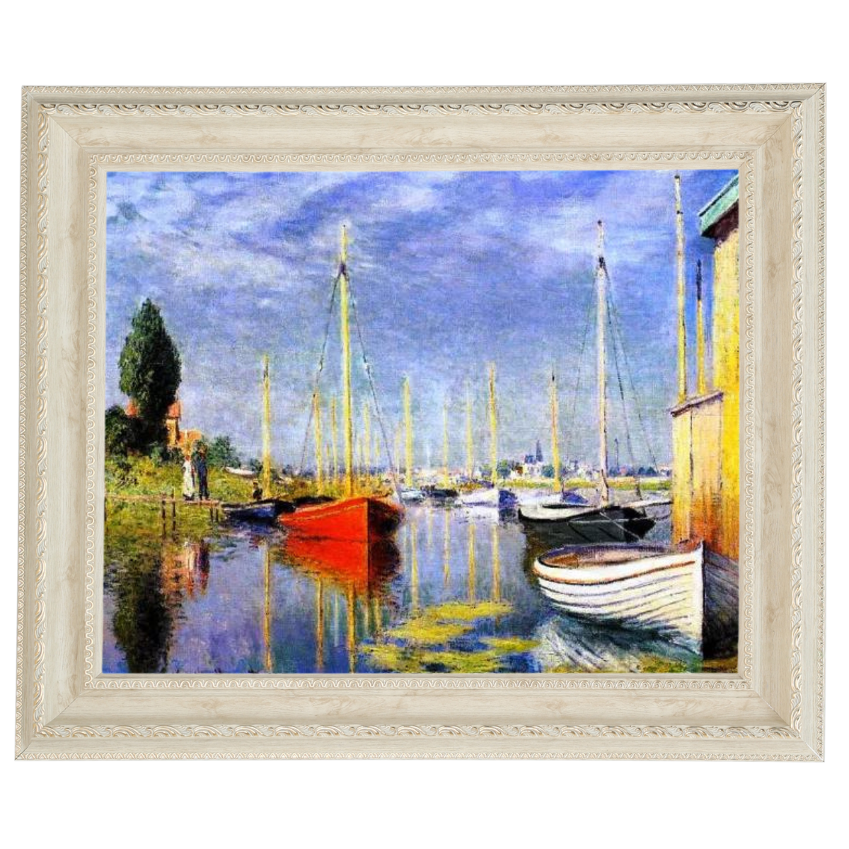 Yachts at Argenteuil - Vintage Wall Art Prints Decor For Living Room