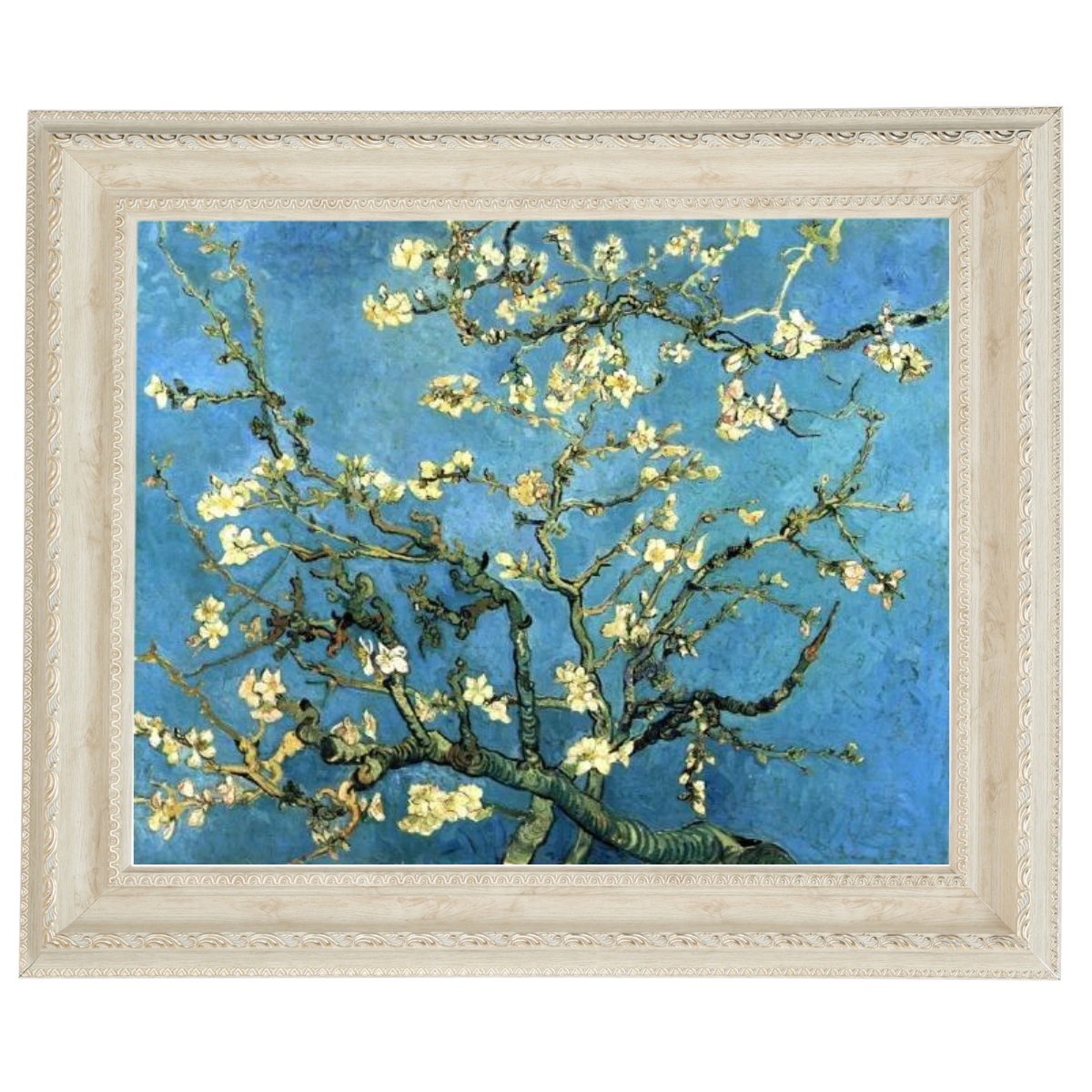 Branches with Almond Blossom - Vintage Wall Art Prints Decor For Living Room