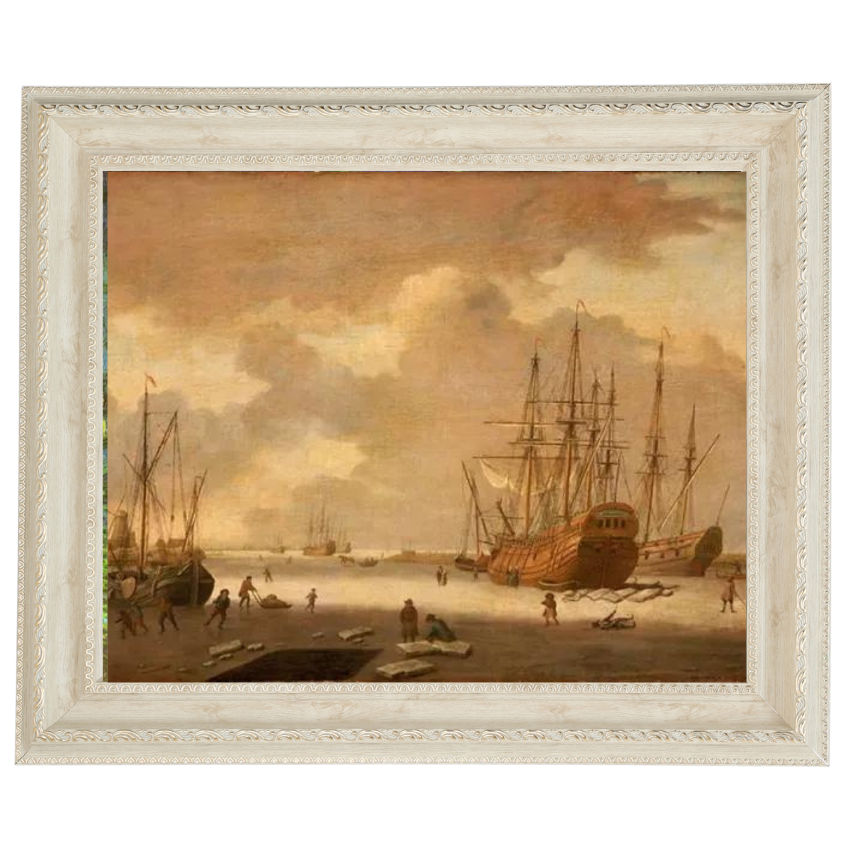 A Dutch Whaler and Other Vessels in the Ice