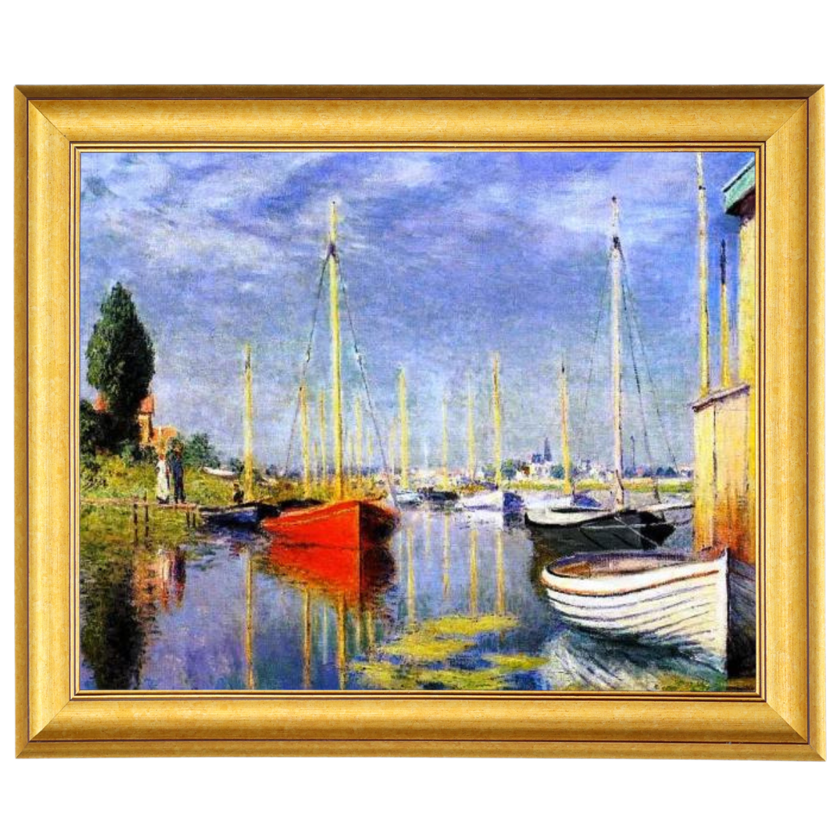 Yachts at Argenteuil - Vintage Wall Art Prints Decor For Living Room