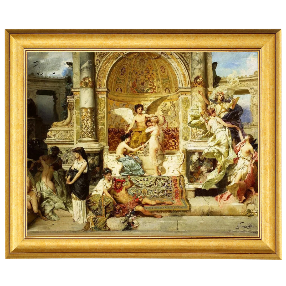Kurtyna - Vintage Wall Art Prints Decor For Bedroom