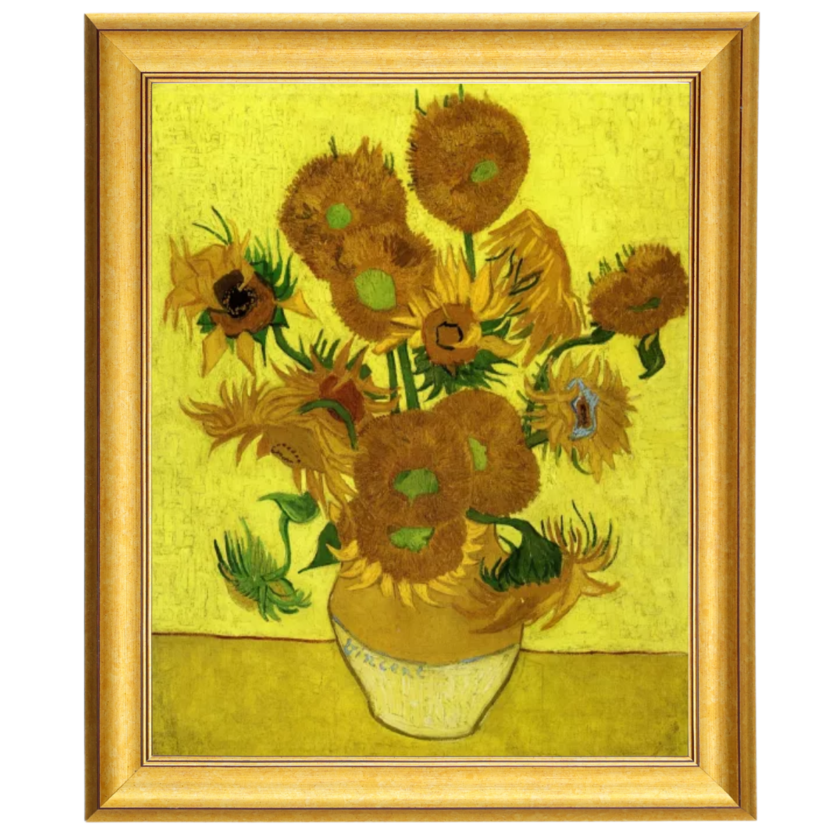Still Life with Sun Flowers- Metal Art Wall Prints Decor For Living Room