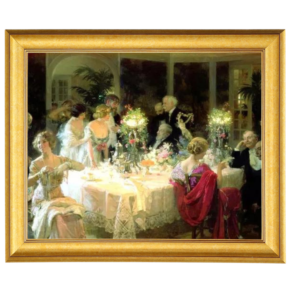 The End of Dinner - Vintage Wall Art Prints Decor For Dining Room