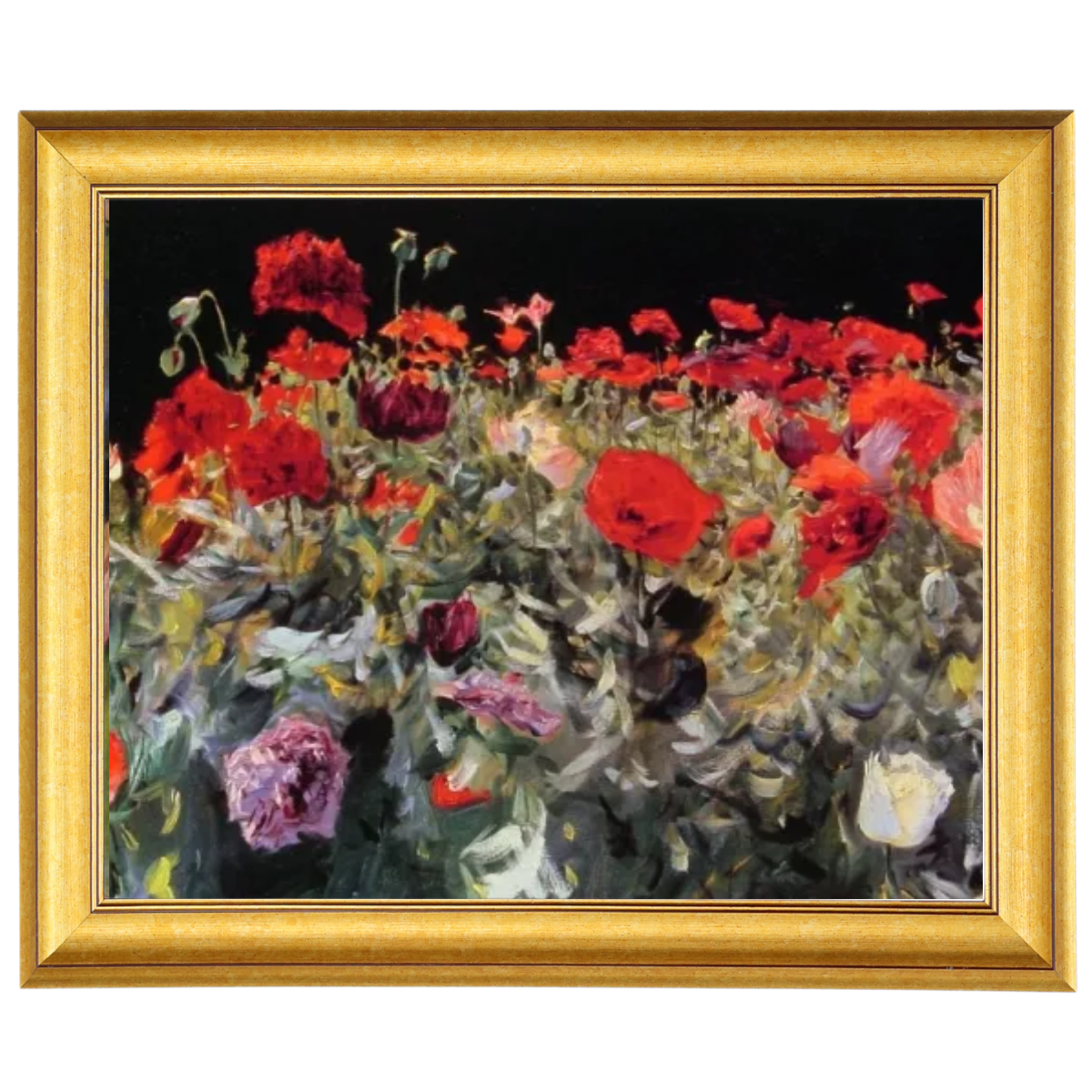 Poppies- Metal Flower Wall Art For Living Room