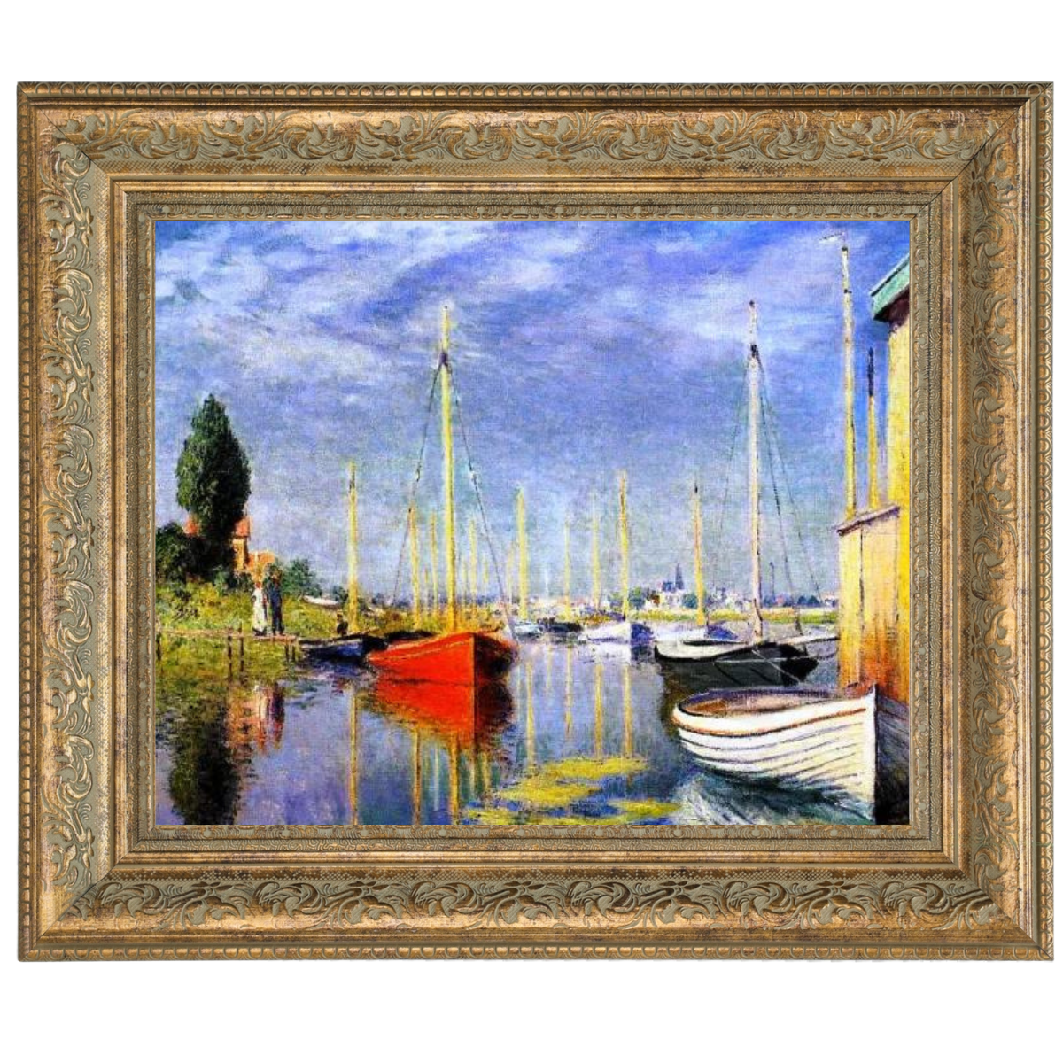 Yachts at Argenteuil - Vintage Wall Art Prints Decor For Living Room