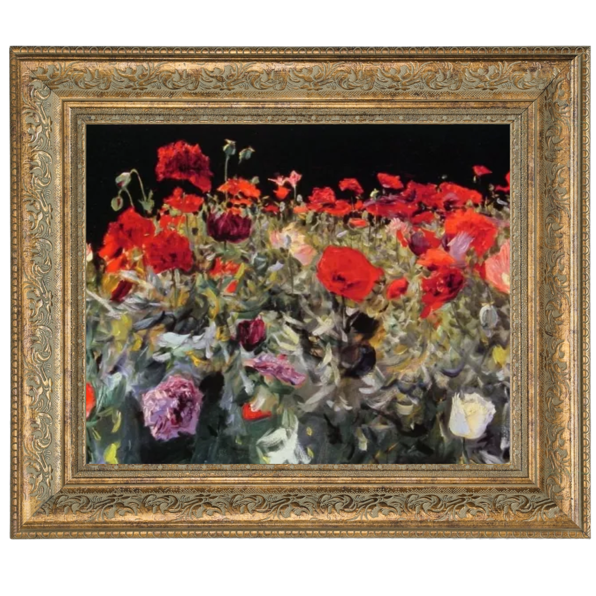 Poppies- Metal Flower Wall Art For Living Room