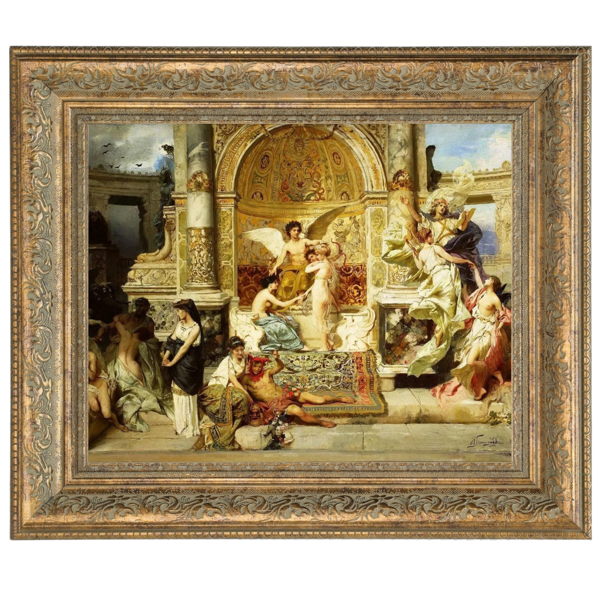 Kurtyna - Vintage Wall Art Prints Decor For Bedroom