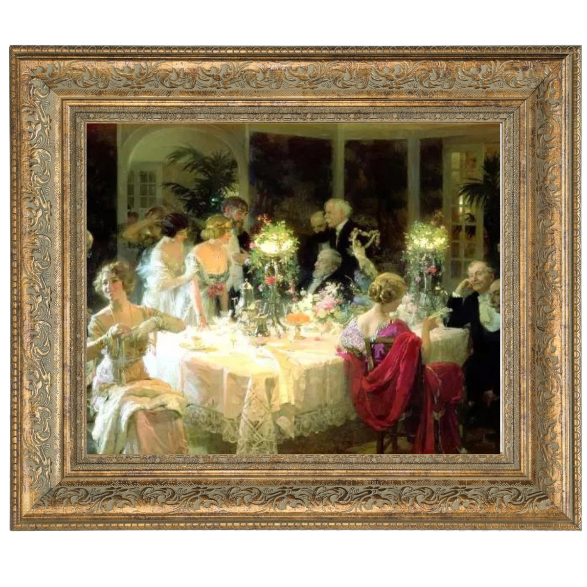 The End of Dinner - Vintage Wall Art Prints Decor For Dining Room