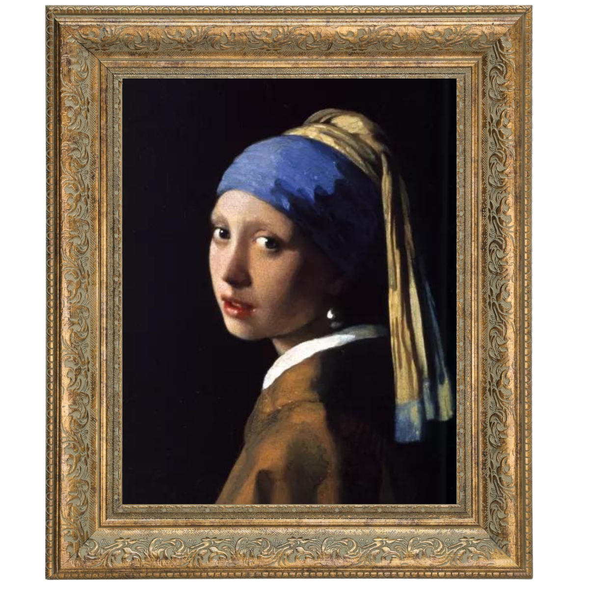 Girl With A Pearl Earring- Vintage Wall Art Prints Decor For Living Room