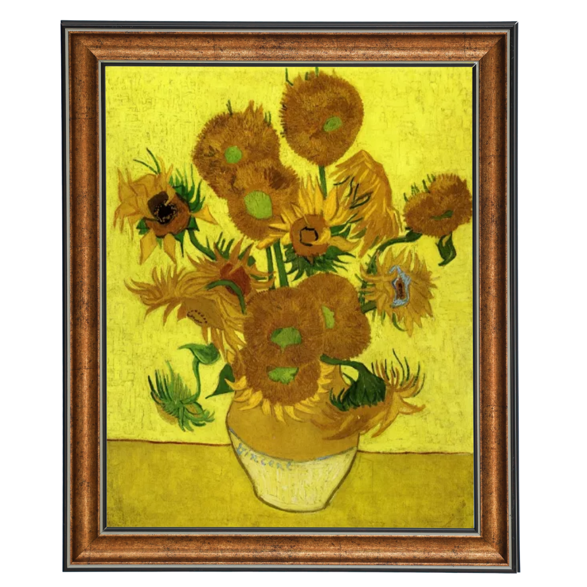 Still Life with Sun Flowers- Metal Art Wall Prints Decor For Living Room