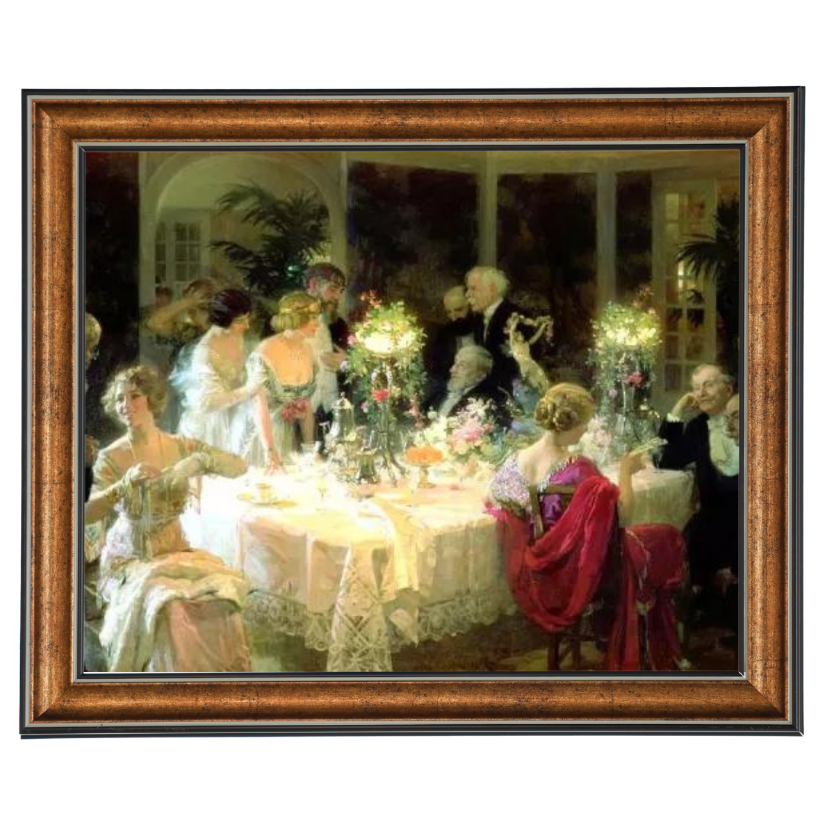 The End of Dinner - Vintage Wall Art Prints Decor For Dining Room