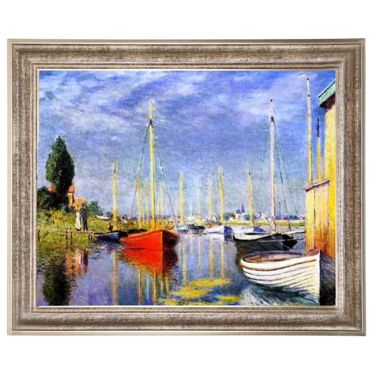 Yachts at Argenteuil - Vintage Wall Art Prints Decor For Living Room