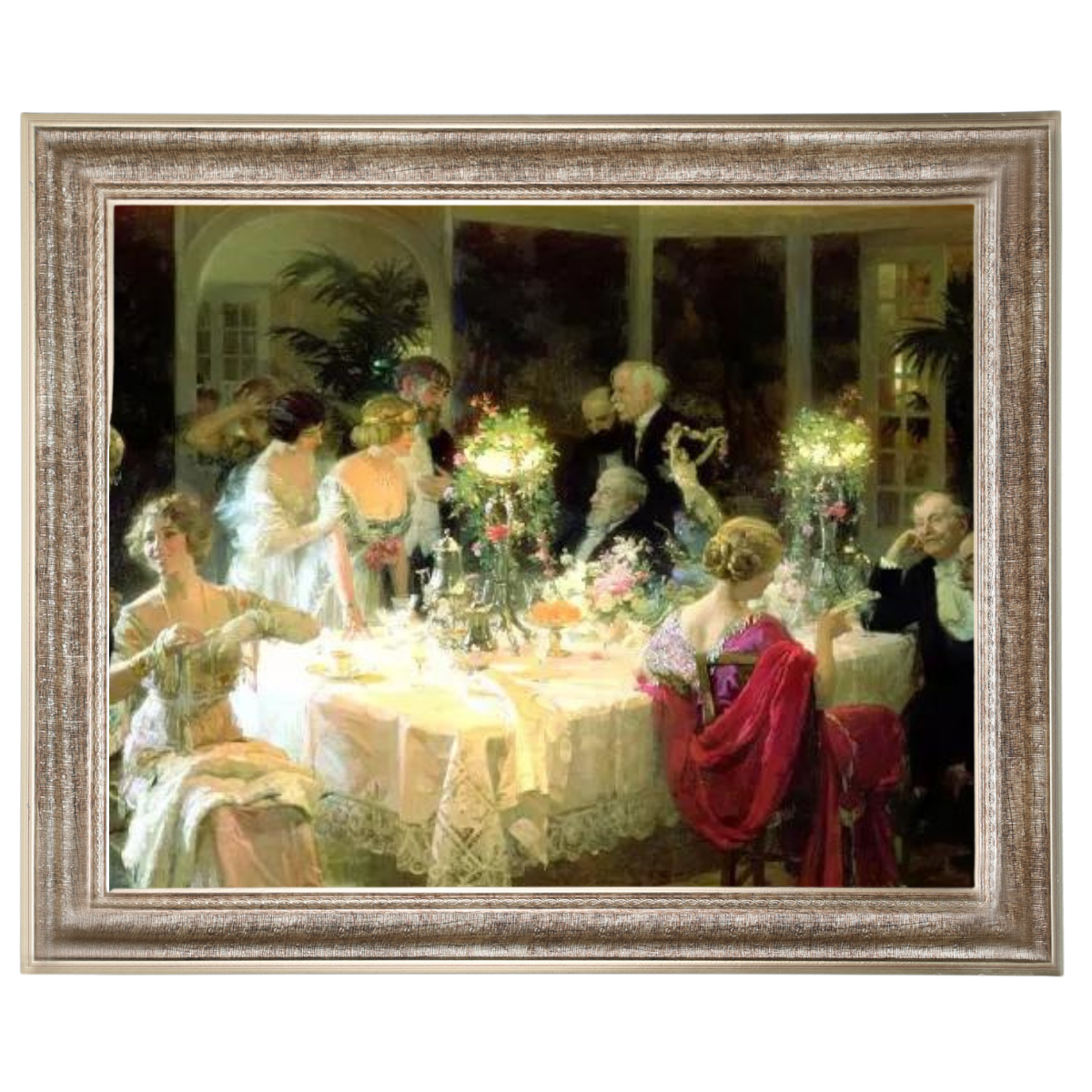 The End of Dinner - Vintage Wall Art Prints Decor For Dining Room