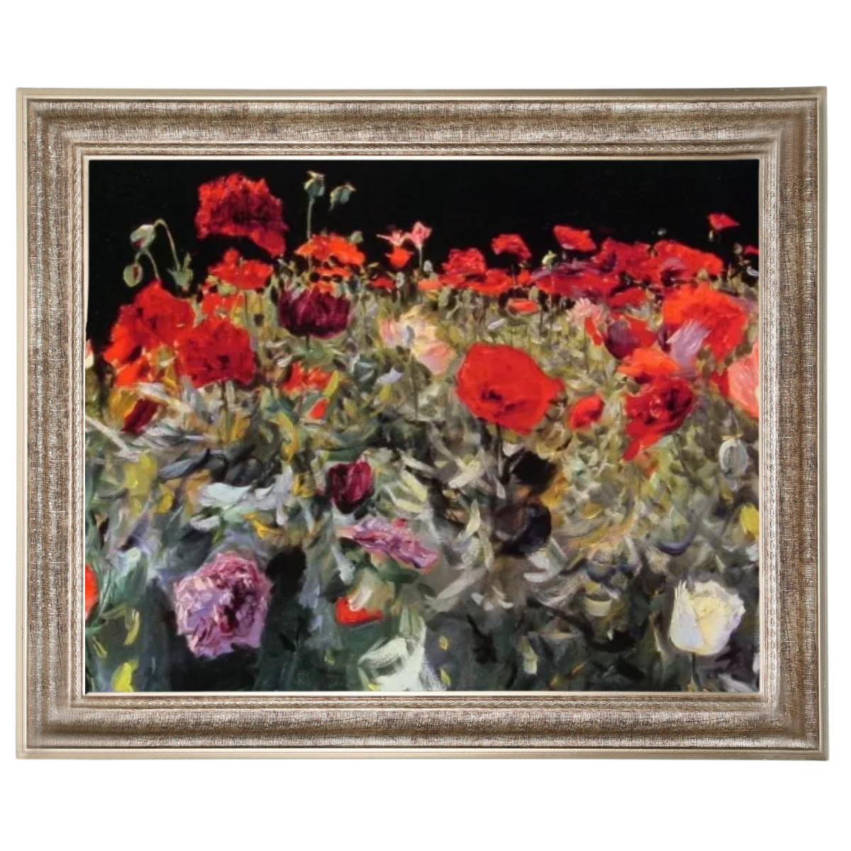 Poppies- Metal Flower Wall Art For Living Room
