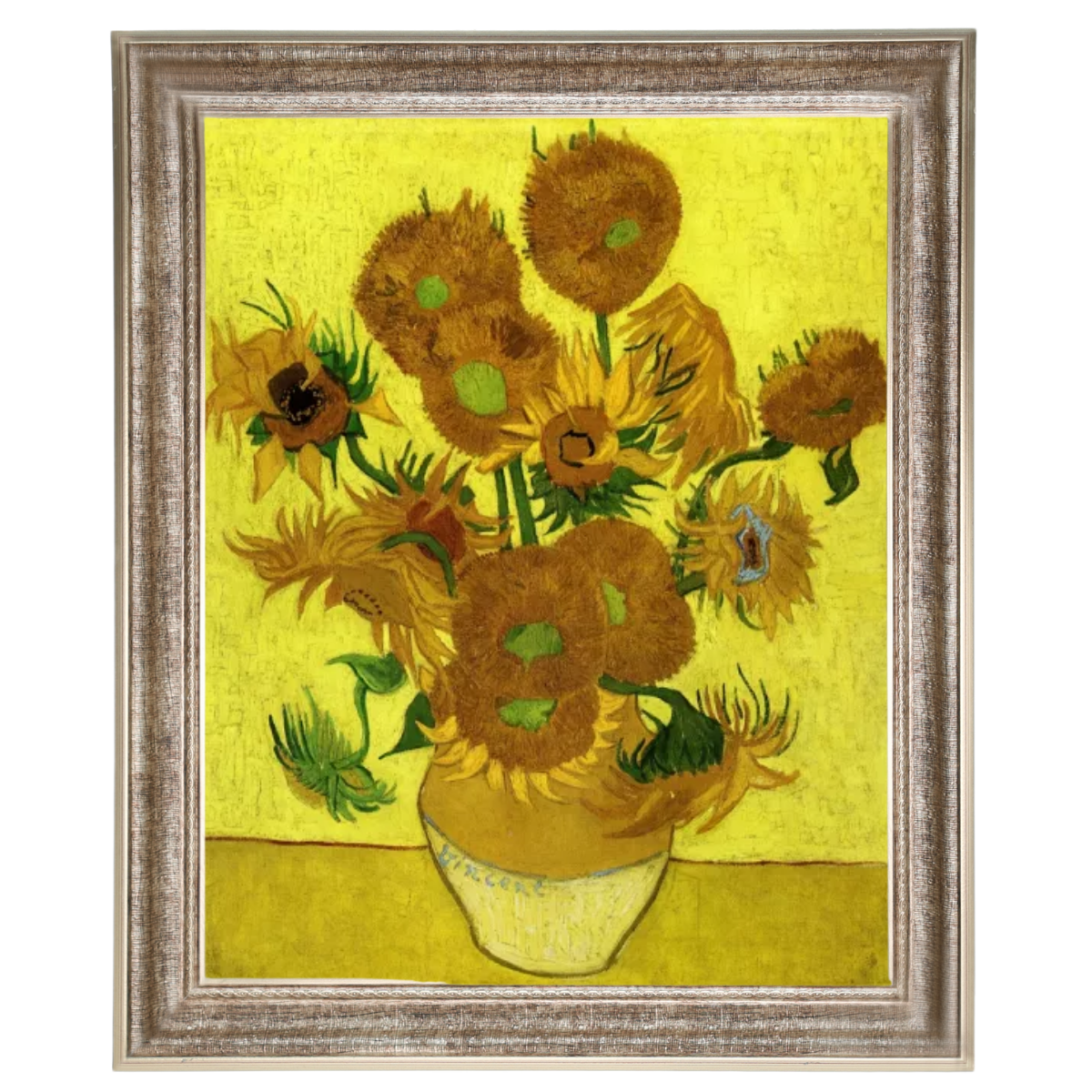 Still Life with Sun Flowers- Metal Art Wall Prints Decor For Living Room