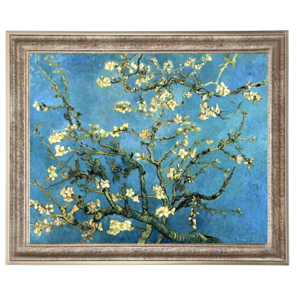 Branches with Almond Blossom - Vintage Wall Art Prints Decor For Living Room