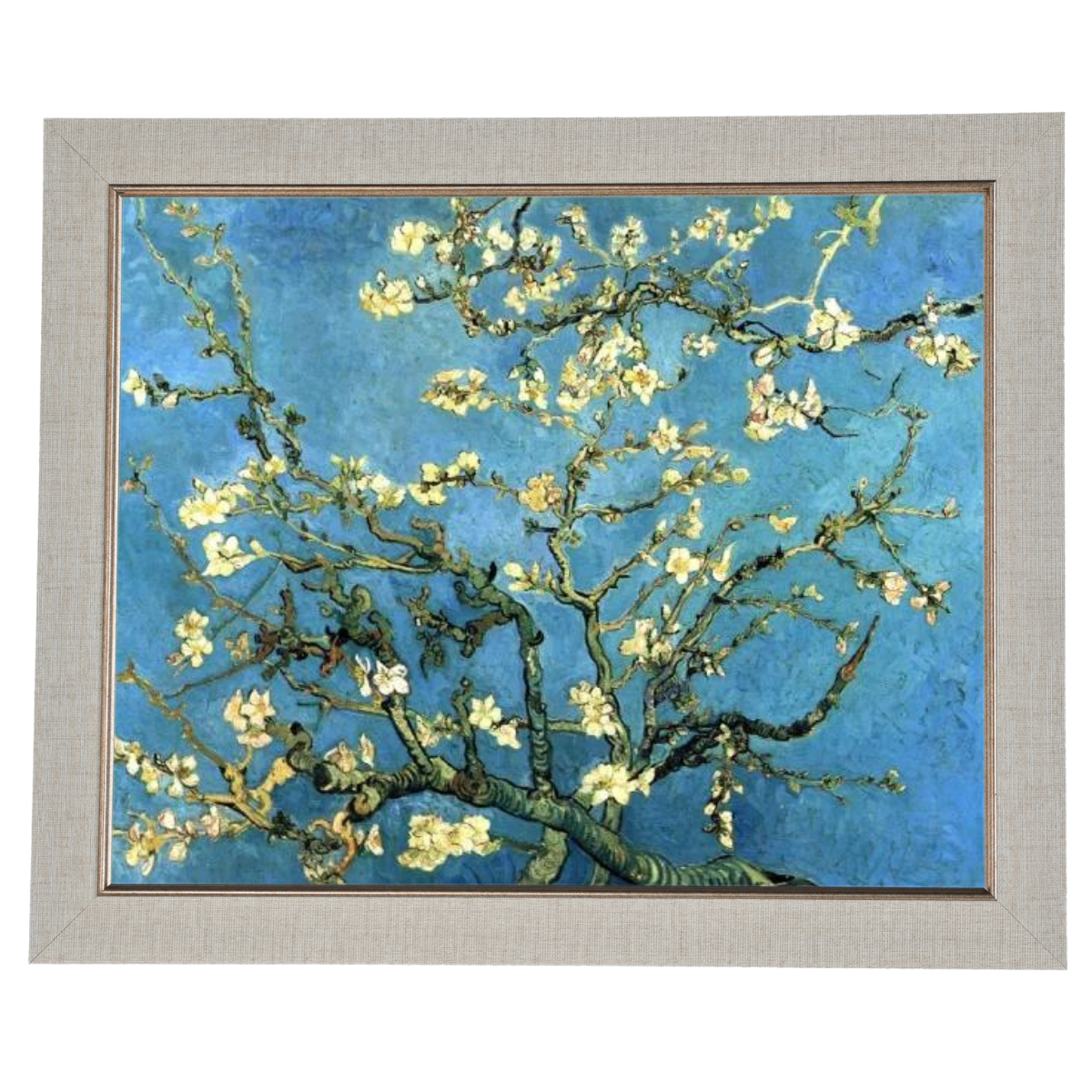 Branches with Almond Blossom - Vintage Wall Art Prints Decor For Living Room
