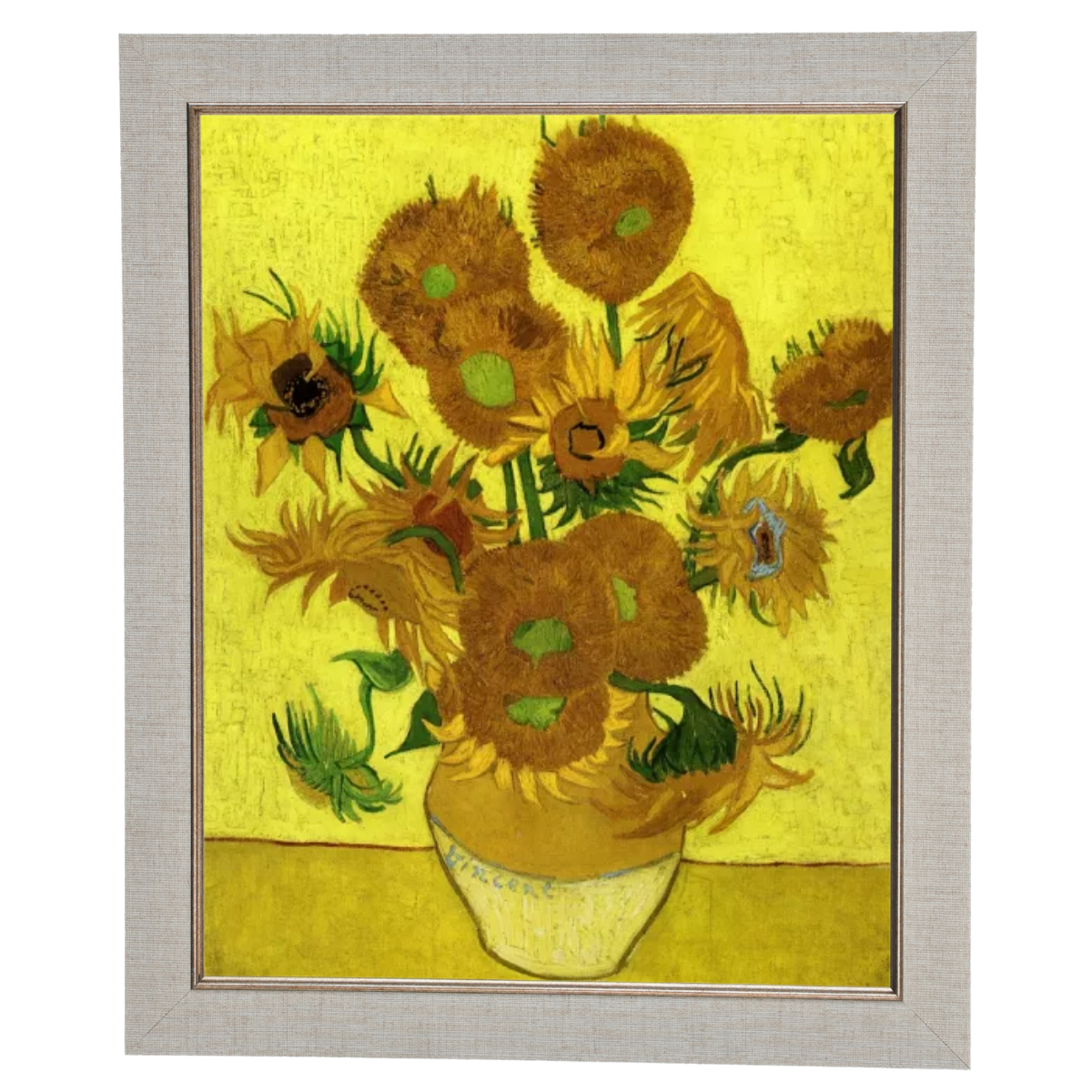 Still Life with Sun Flowers- Metal Art Wall Prints Decor For Living Room