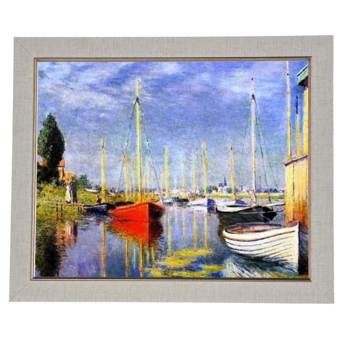 Yachts at Argenteuil - Vintage Wall Art Prints Decor For Living Room