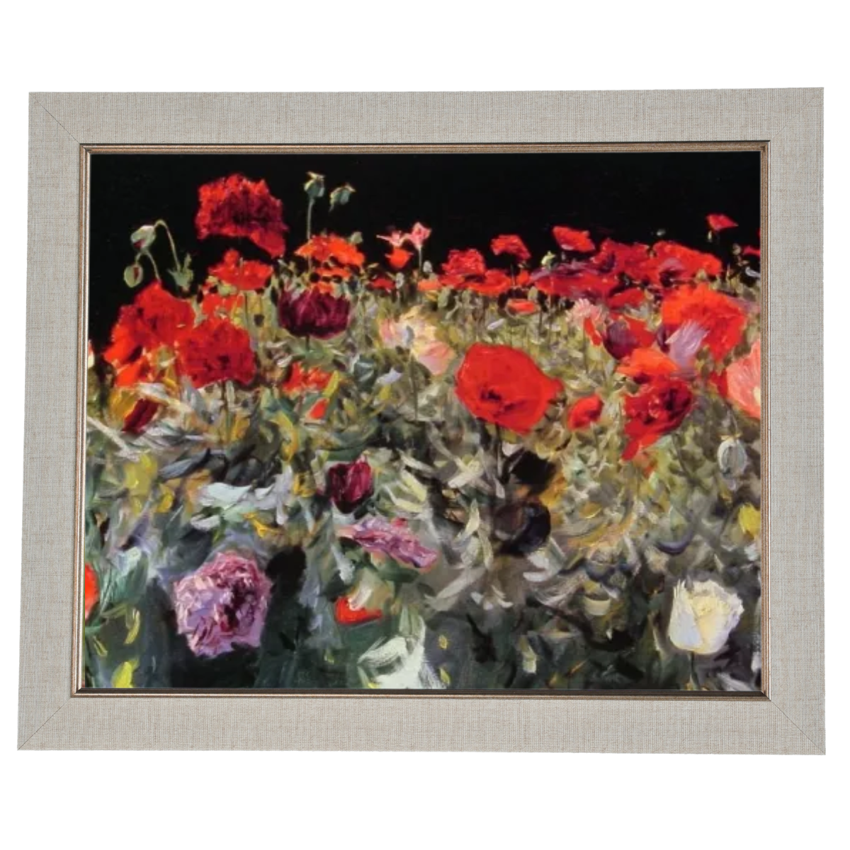 Poppies- Metal Flower Wall Art For Living Room