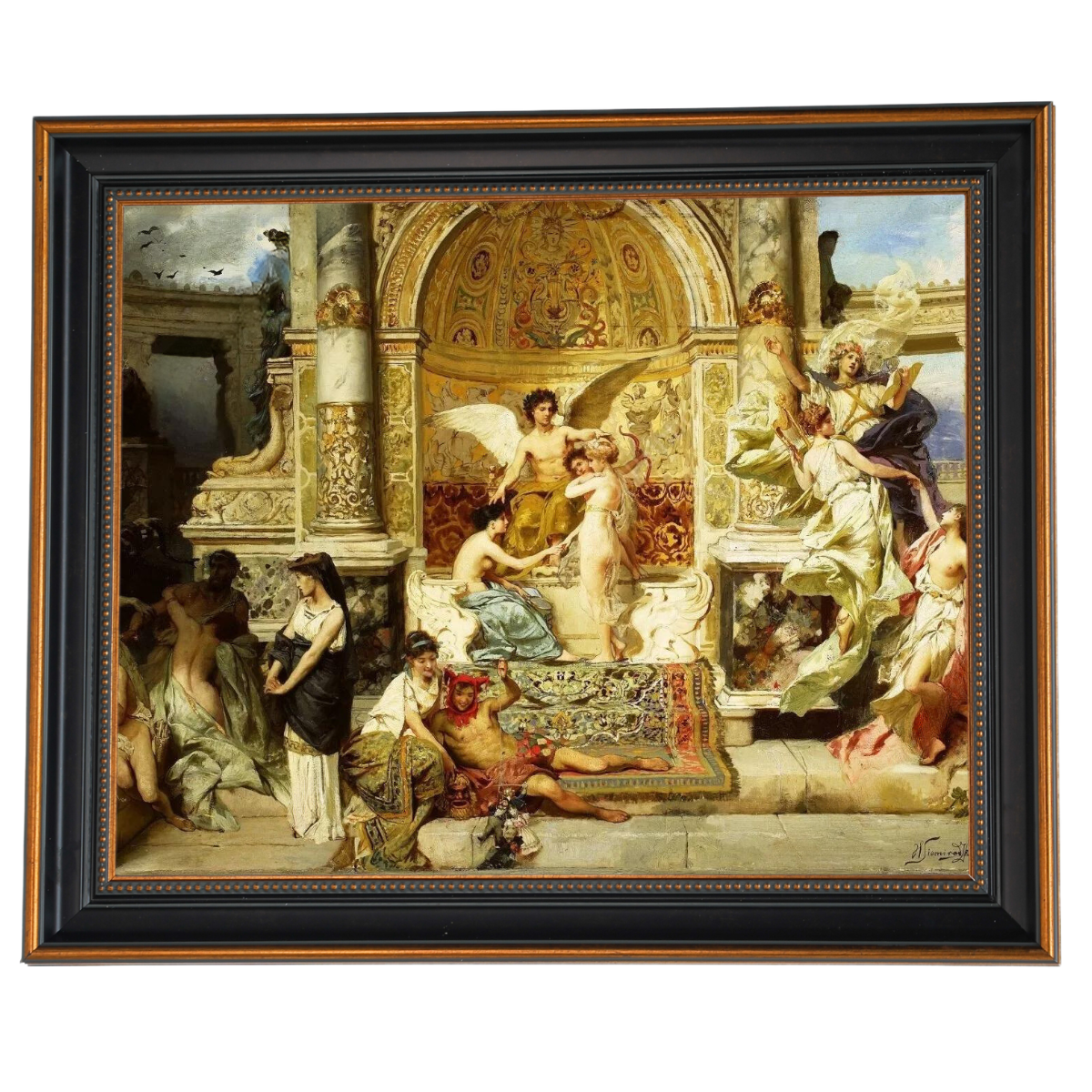 Kurtyna - Vintage Wall Art Prints Decor For Bedroom