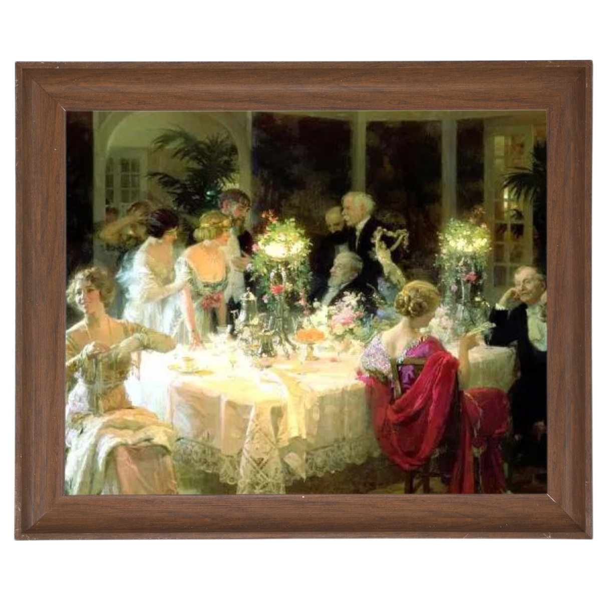 The End of Dinner - Vintage Wall Art Prints Decor For Dining Room