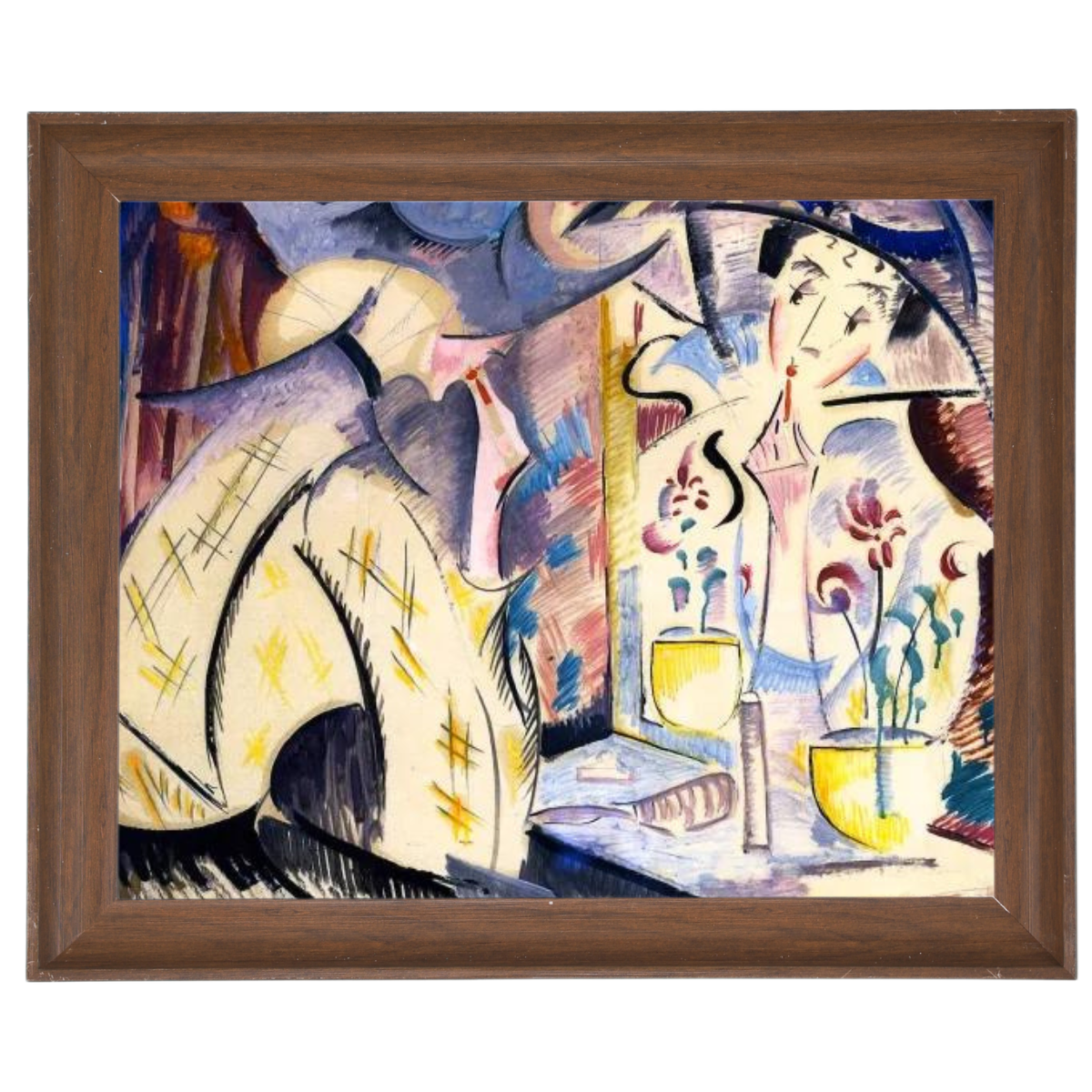 Woman at Her Dressing Table- Vintage Wall Art Prints Decor For Living Room