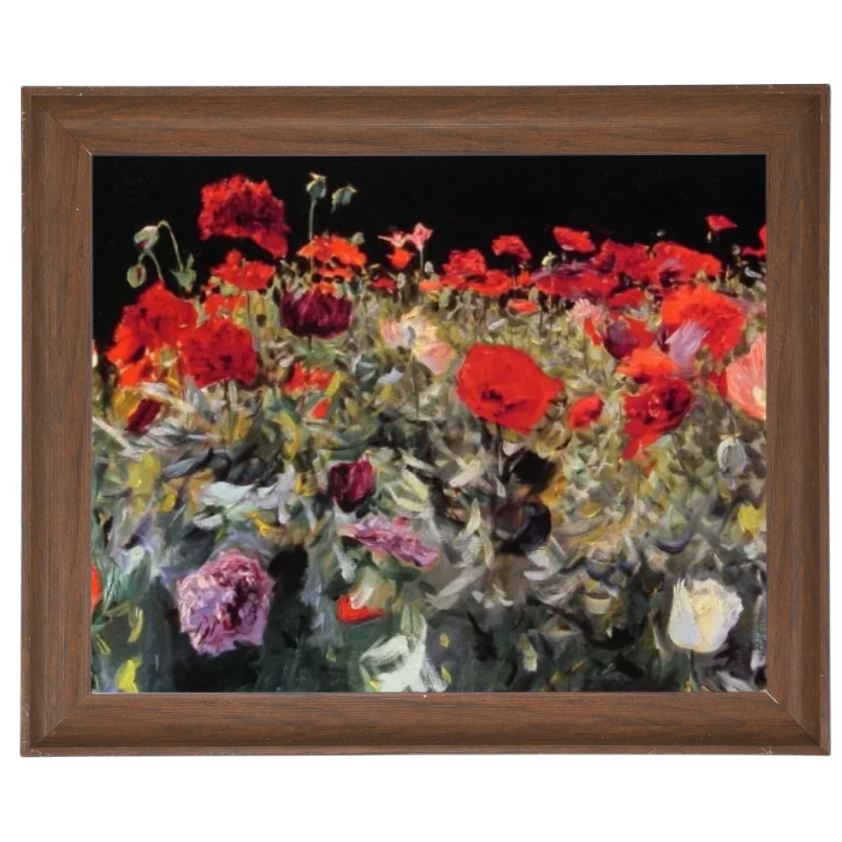 Poppies- Metal Flower Wall Art For Living Room