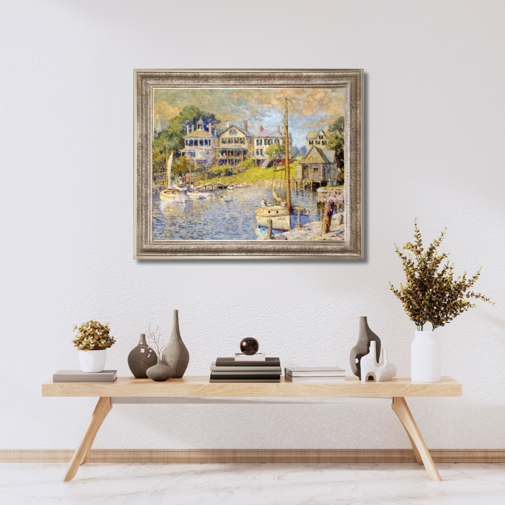At Edgartown, Martha's Vinyard - Vintage Wall Art Prints Decor For Living Room