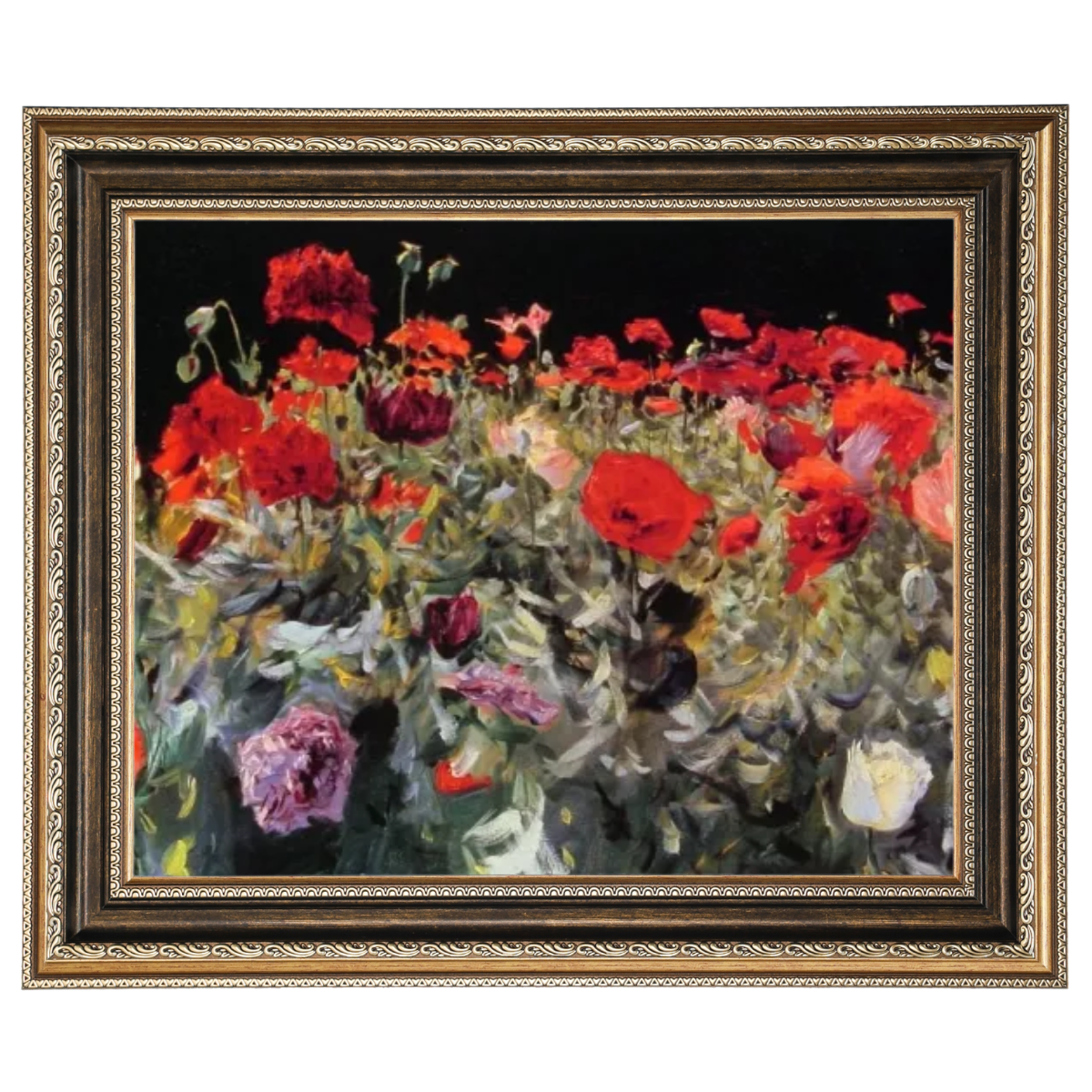 Poppies- Metal Flower Wall Art For Living Room