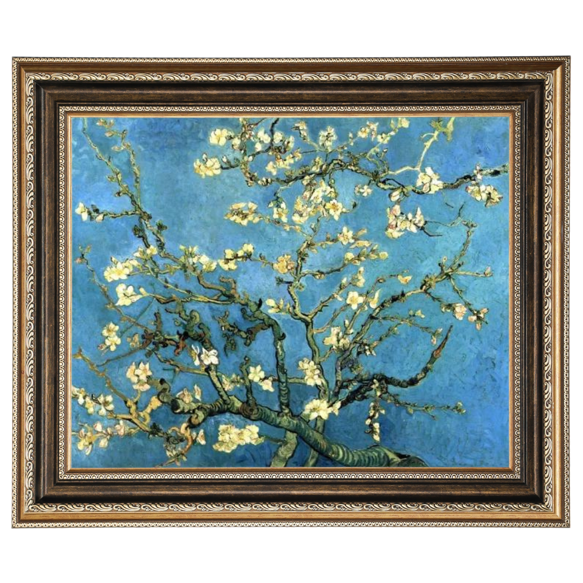Branches with Almond Blossom - Vintage Wall Art Prints Decor For Living Room