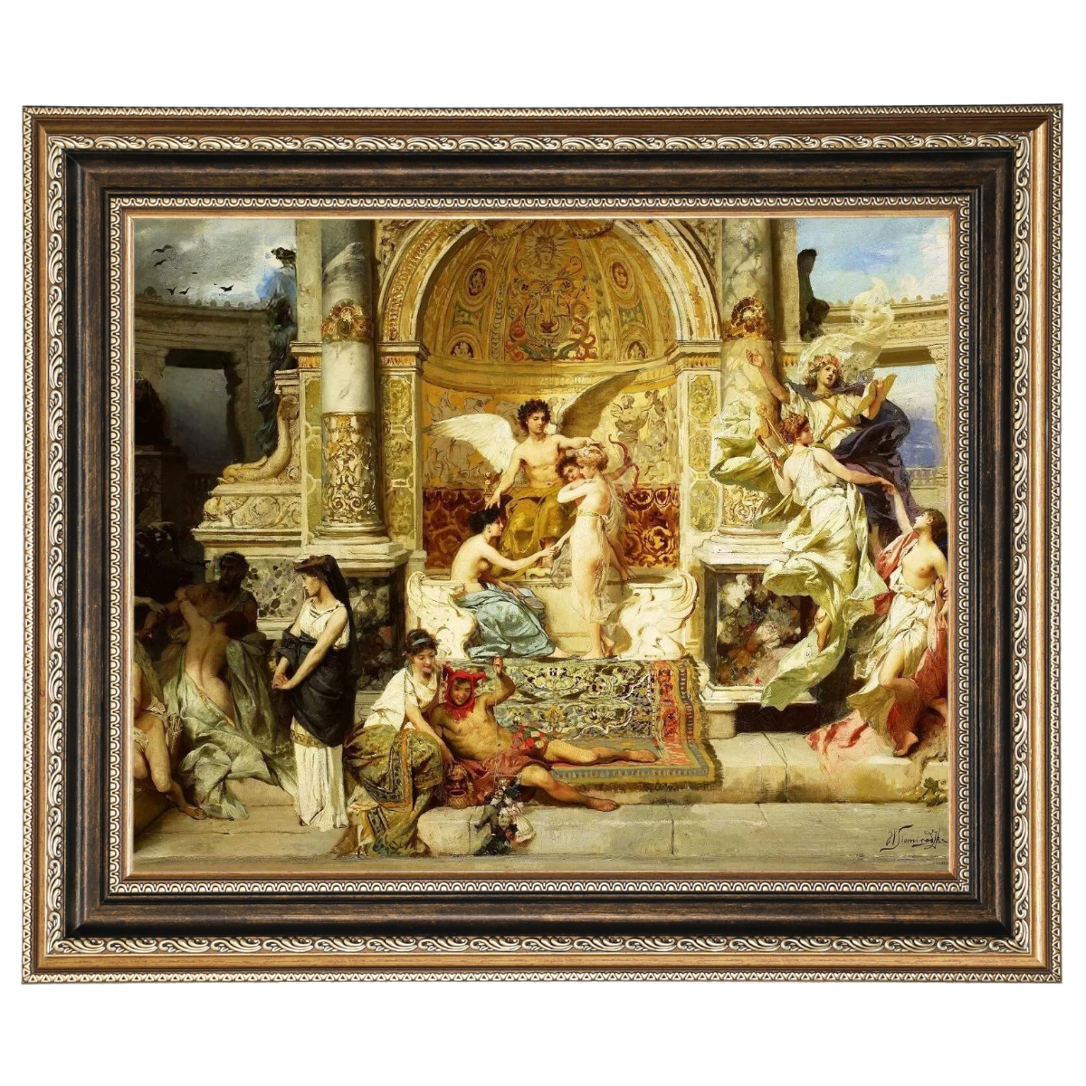 Kurtyna - Vintage Wall Art Prints Decor For Bedroom
